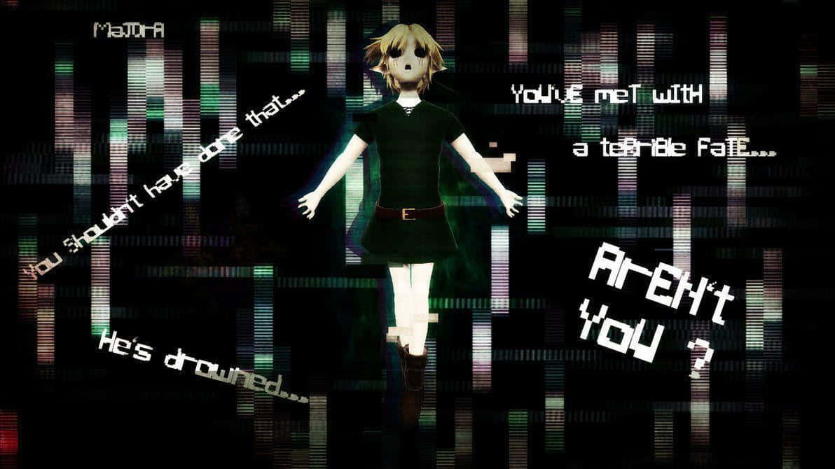 Creepypasta, pixel-art, blonde hair, SD Desktop Wallpaper