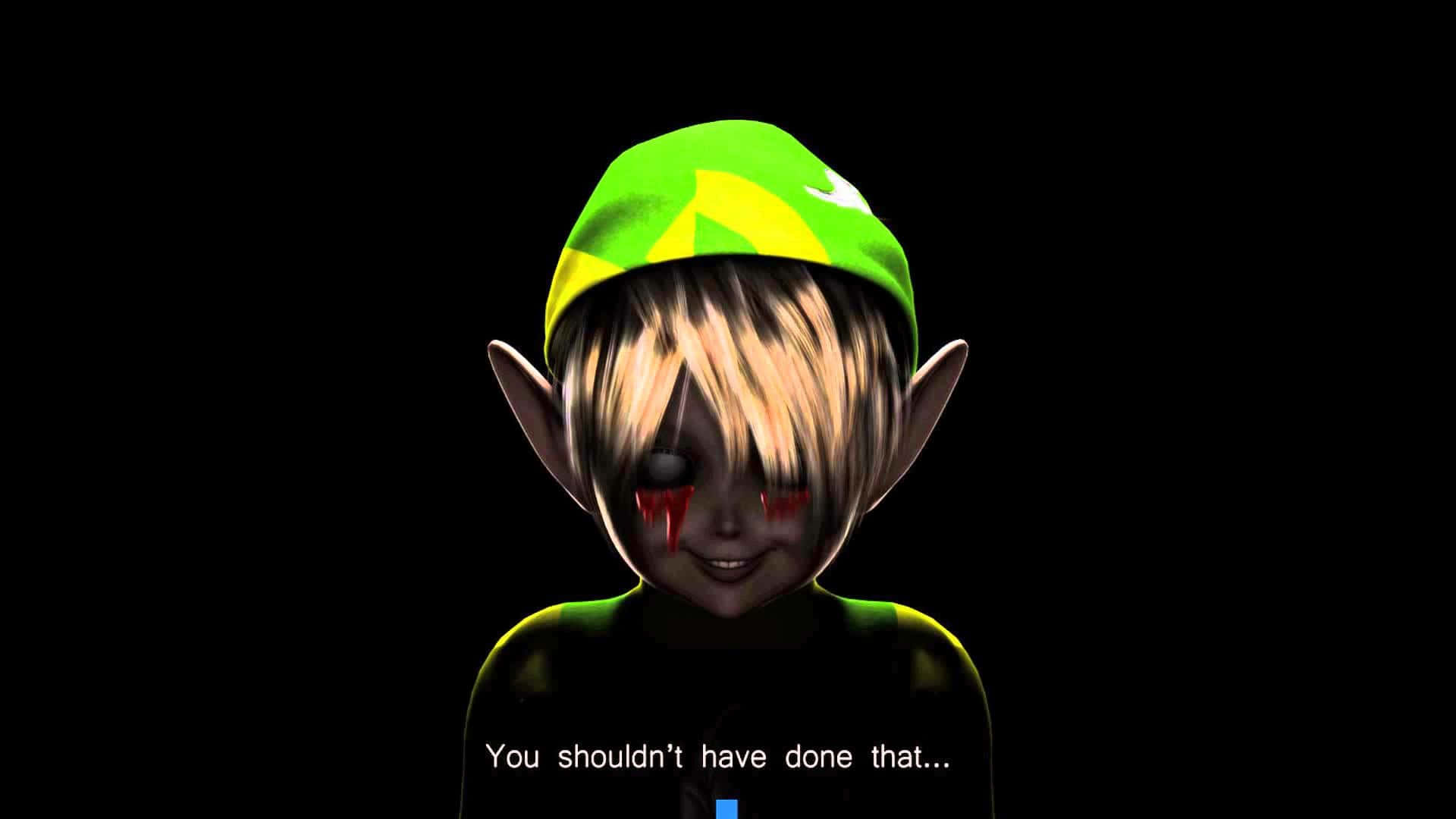 Creepypasta, elf-like character, blonde hair, Full HD Desktop Wallpaper
