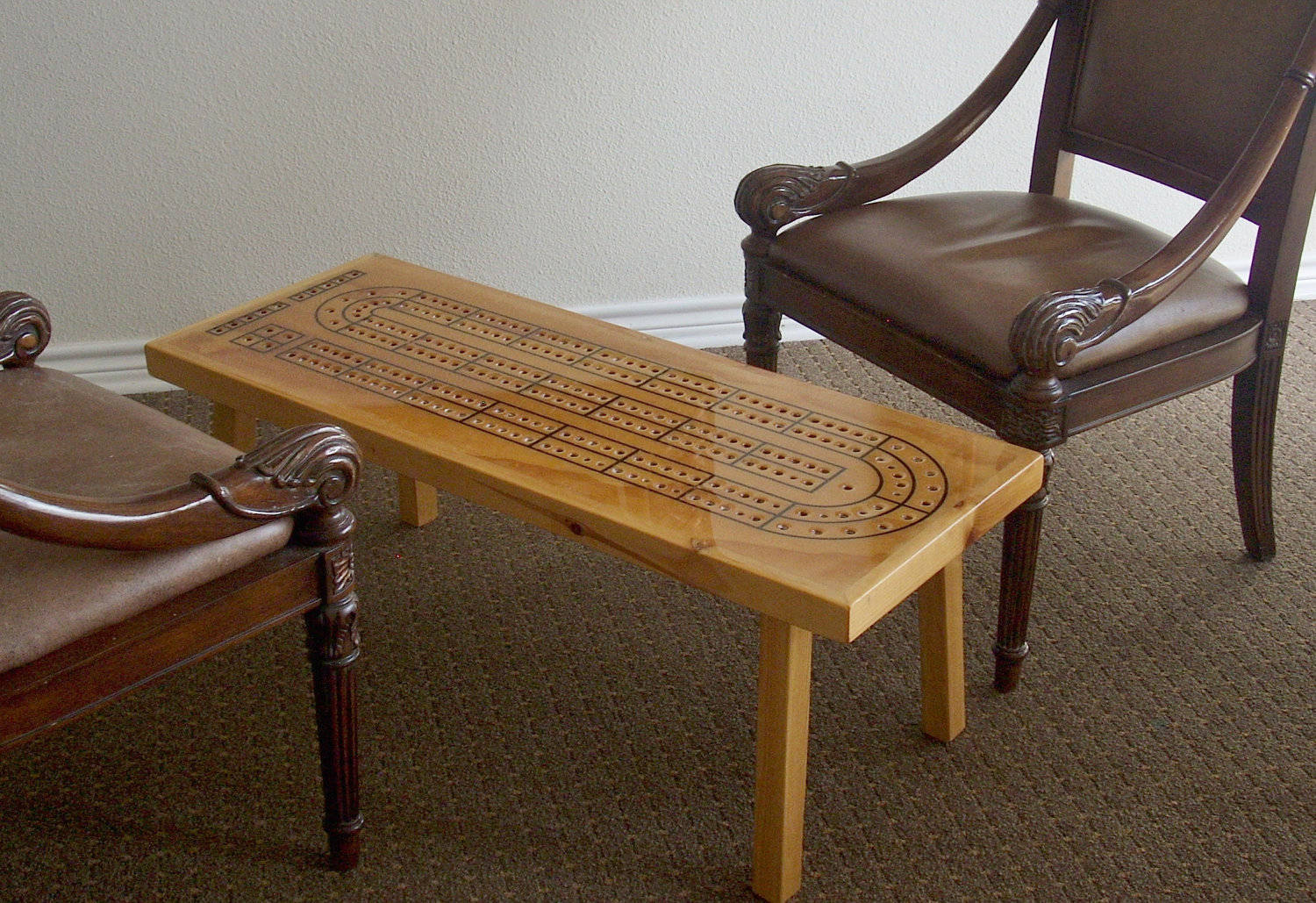 Cribbage, wooden carambole table, intricate inlaid markings, HD Desktop Wallpaper