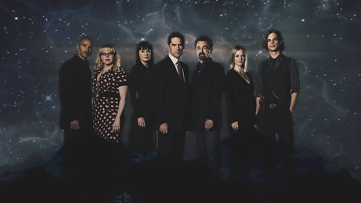 Criminal Minds, cosmic starfield, nebulae, SD Desktop Wallpaper