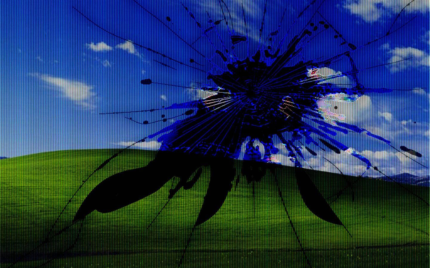 Windows XP wallpaper, green hill, blue sky, HD Desktop Wallpaper