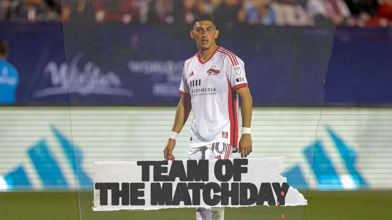 Cristian Espinoza, Team of the Matchday, white and red jersey, HD Desktop Wallpaper