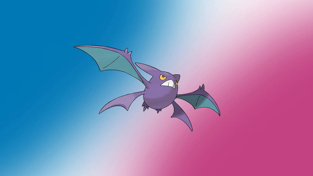 Crobat, purple, yellow eyes, HD Desktop Wallpaper