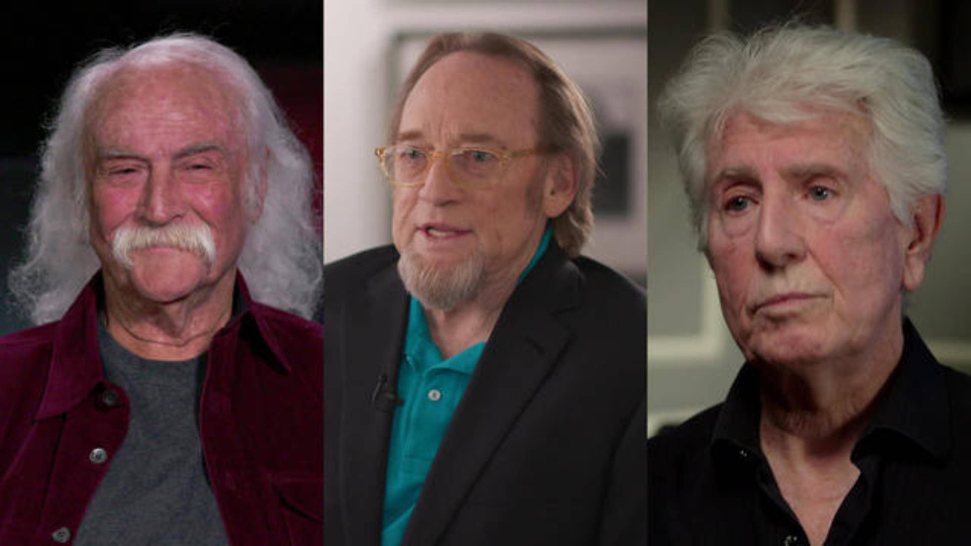 Crosby Stills And Nash, white hair, beards, Full HD Desktop Wallpaper