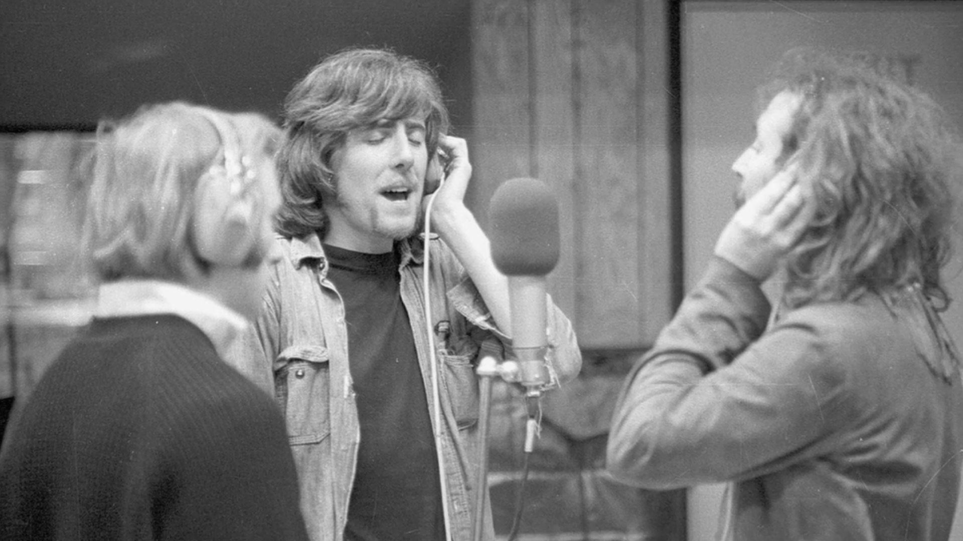 Crosby Stills And Nash, vintage recording studio, microphones, Full HD Desktop Wallpaper