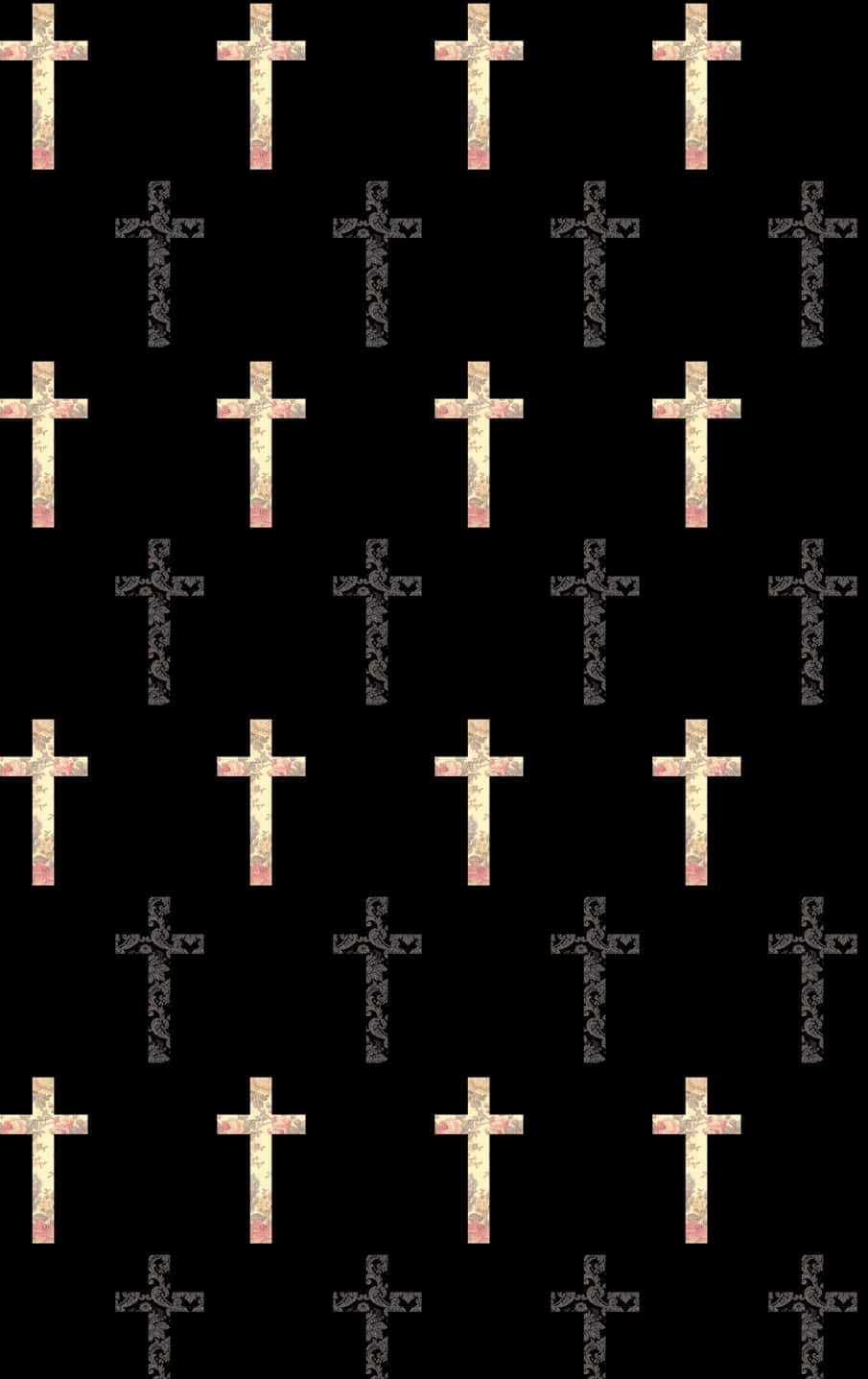 Cross Phone, gold, gray, HD Phone Wallpaper