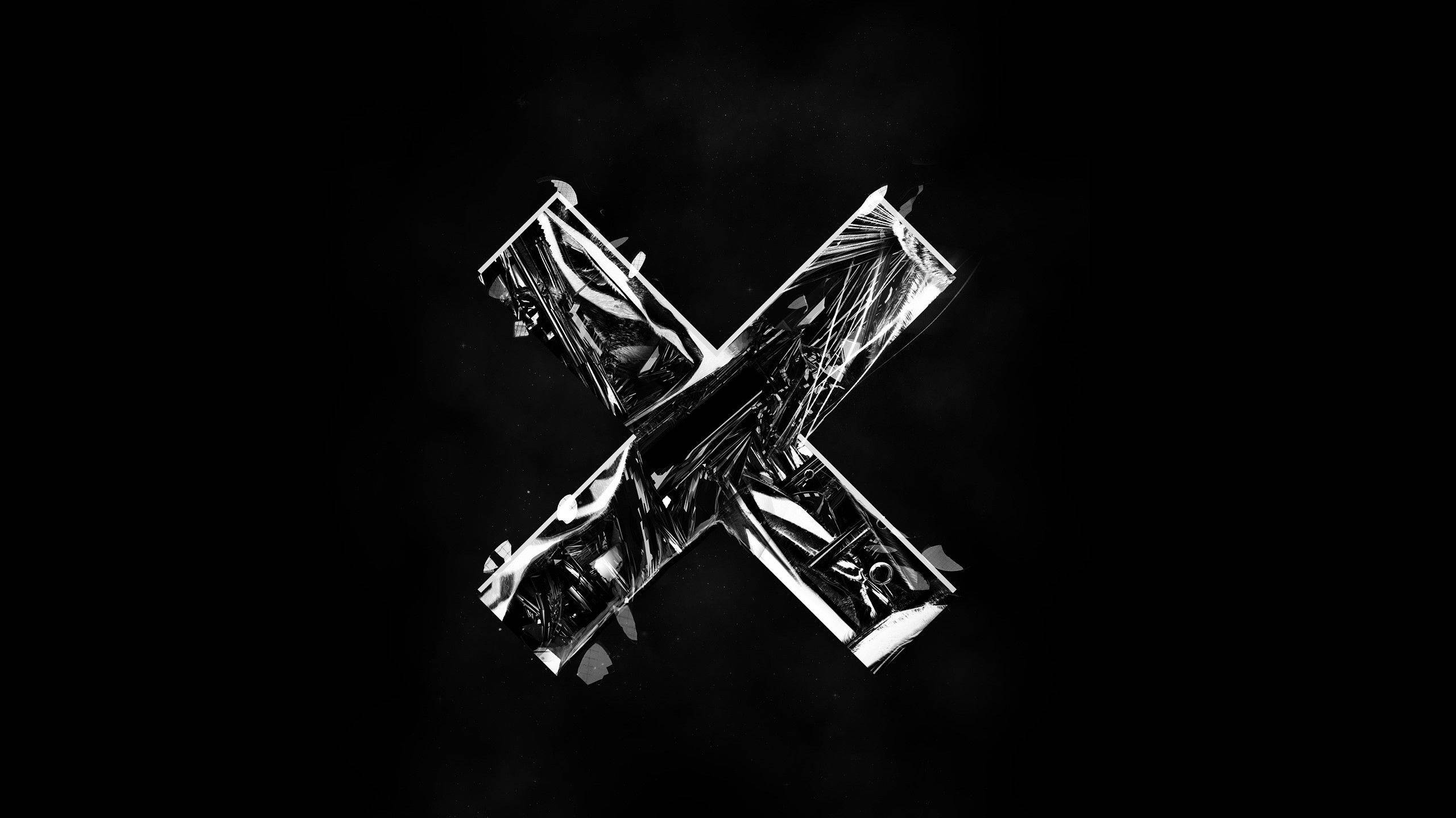 cross, black, gray patterns, 2K Desktop Wallpaper