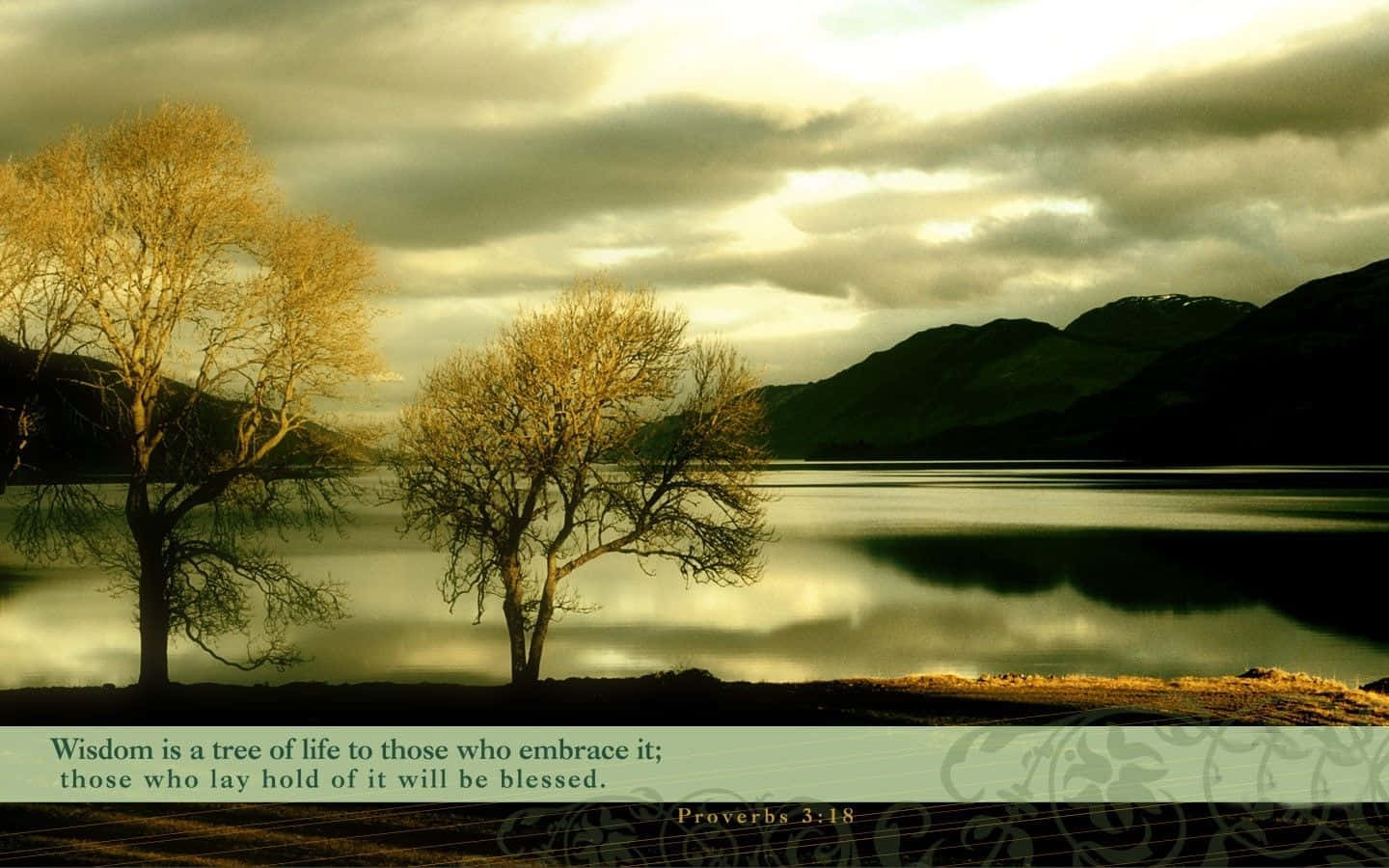 Crosscards Computer, golden hour, calm lake, HD Desktop Wallpaper