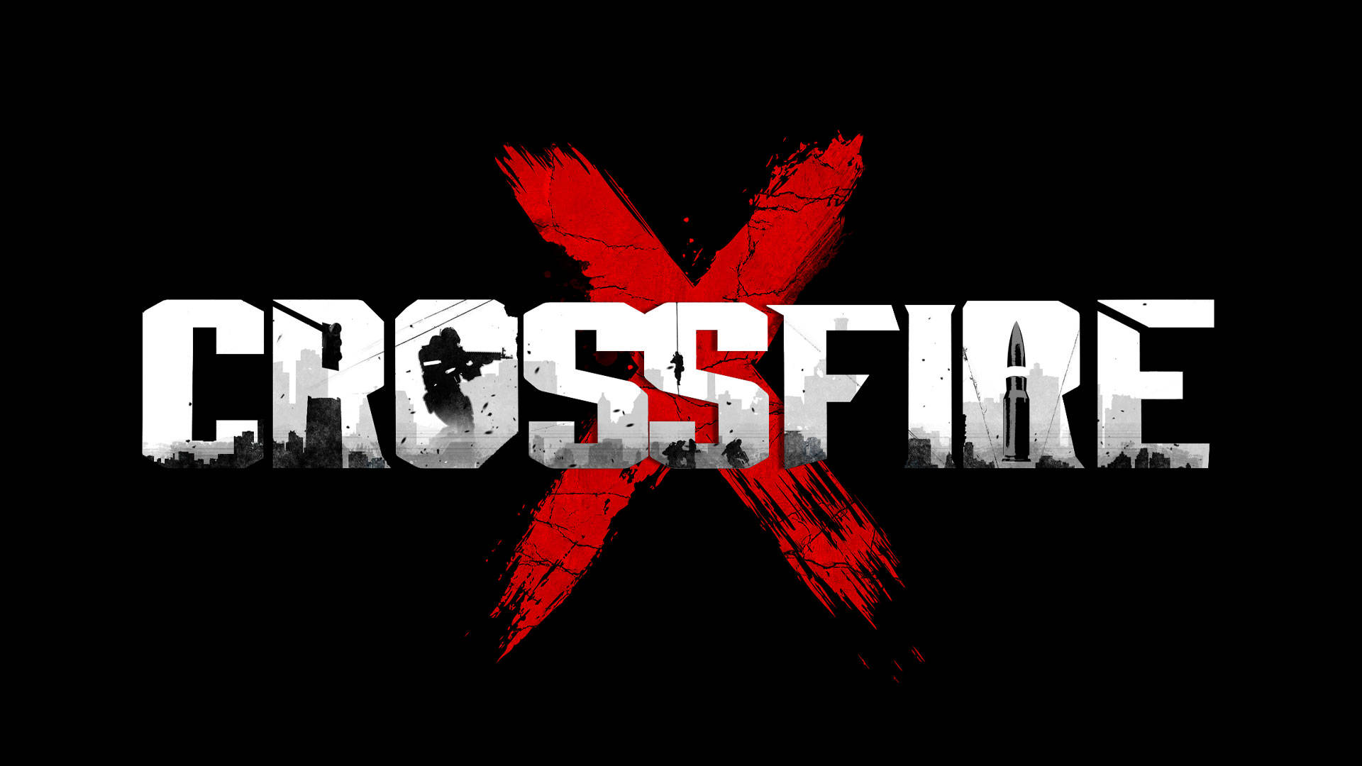 Crossfire X 2021 Logo, CROSSFIRE, red X, Full HD Desktop Wallpaper