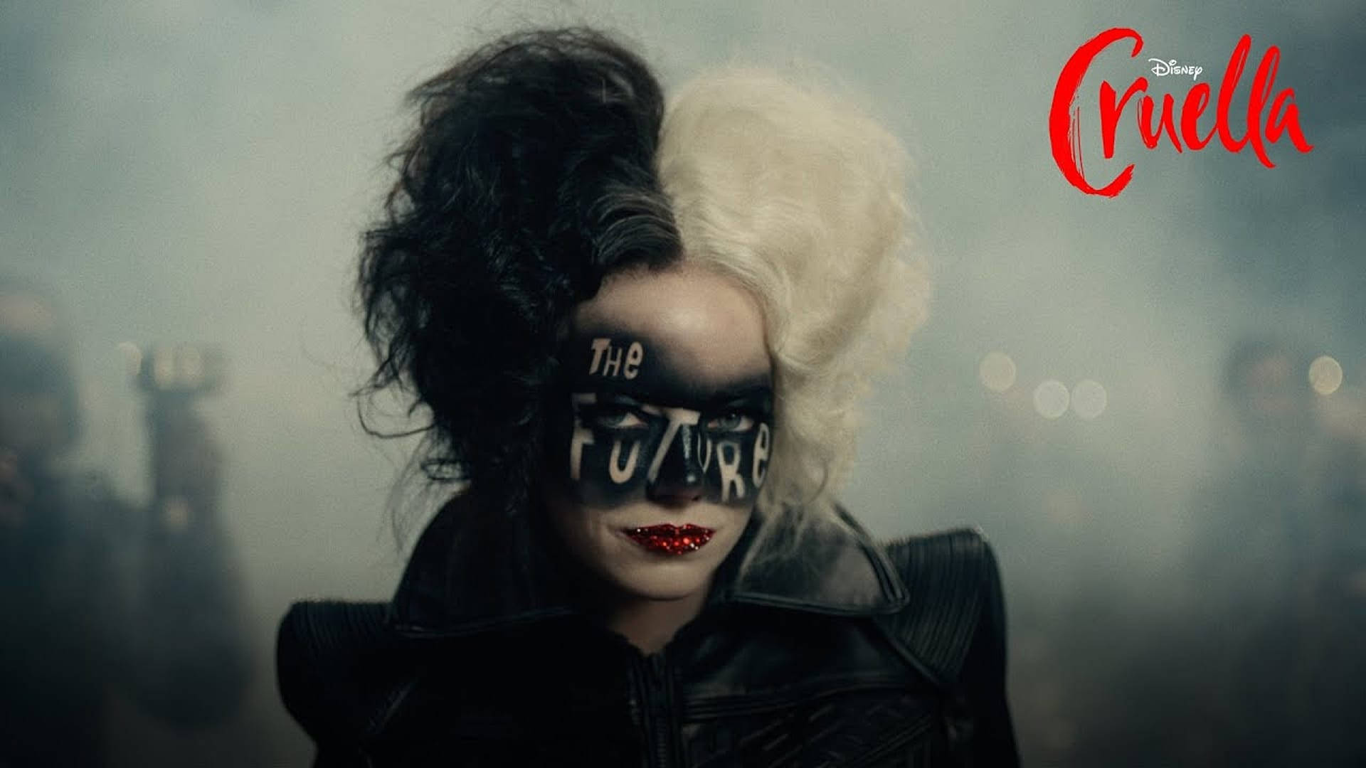 Cruella, The Future, black and white hair, Full HD Desktop Wallpaper