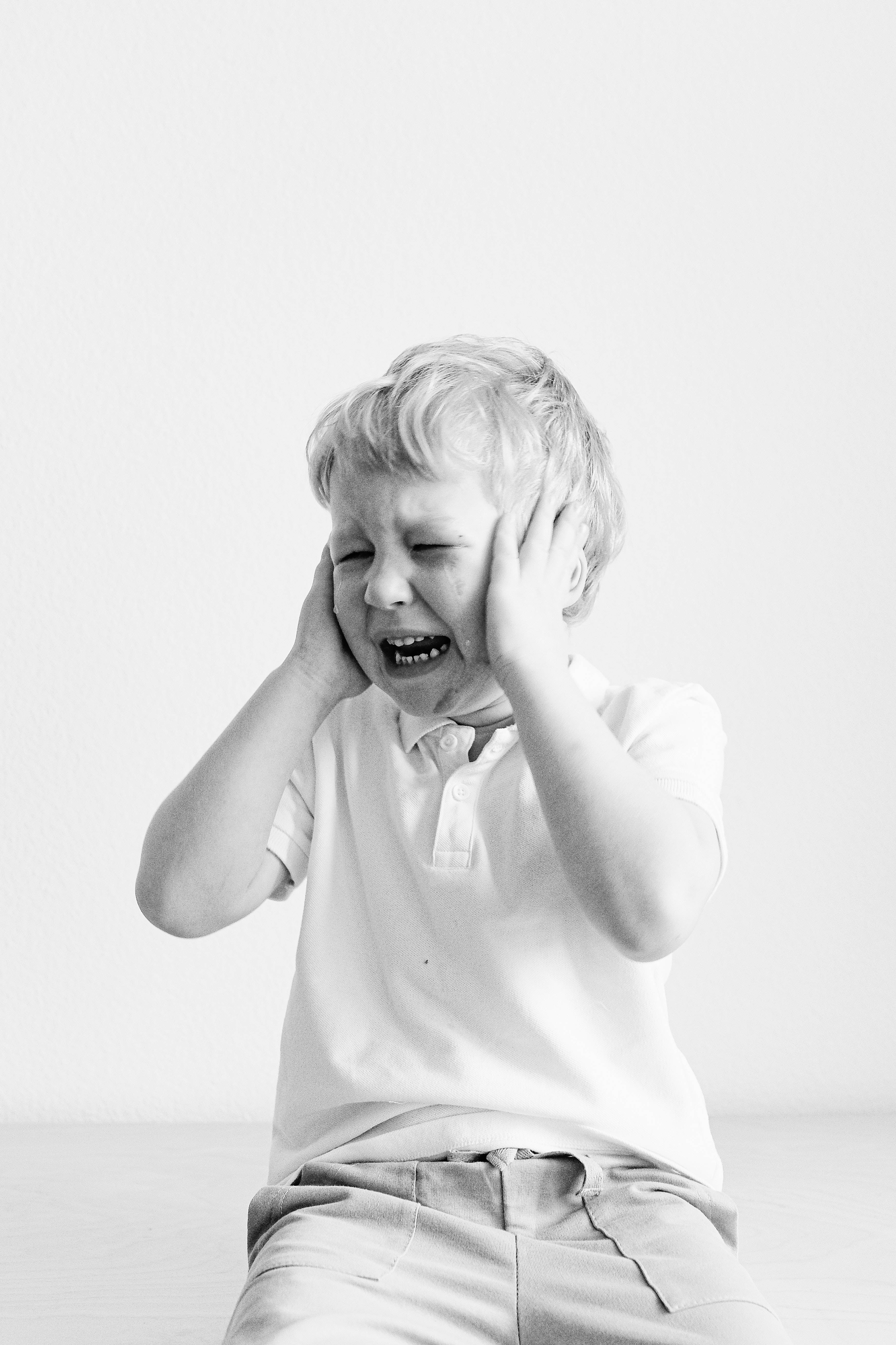 white aesthetic crying sad boy, young boy, black and white covers, 5K Phone Wallpaper