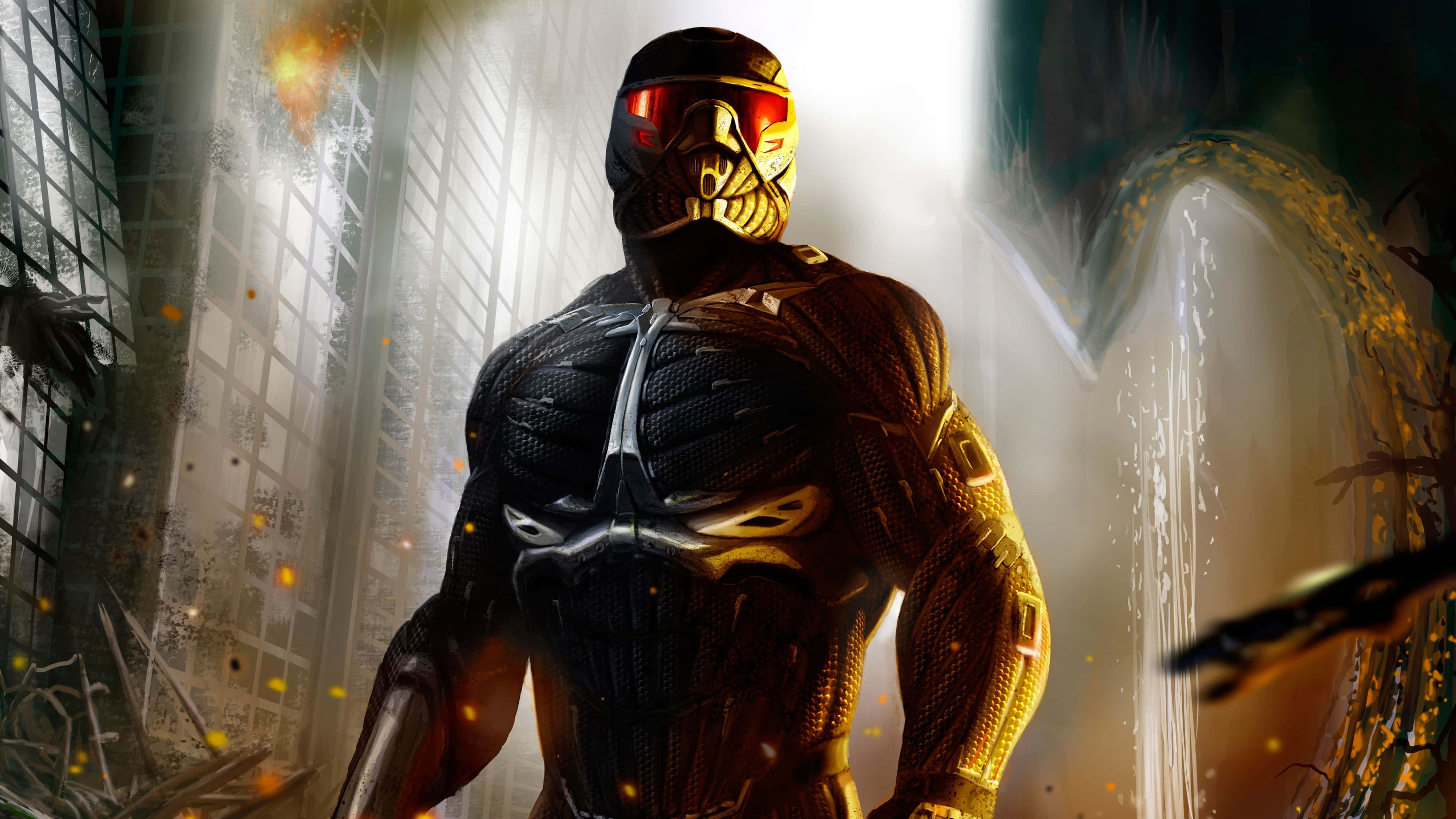Crysis, 4K, armored warrior, 4K Desktop Wallpaper