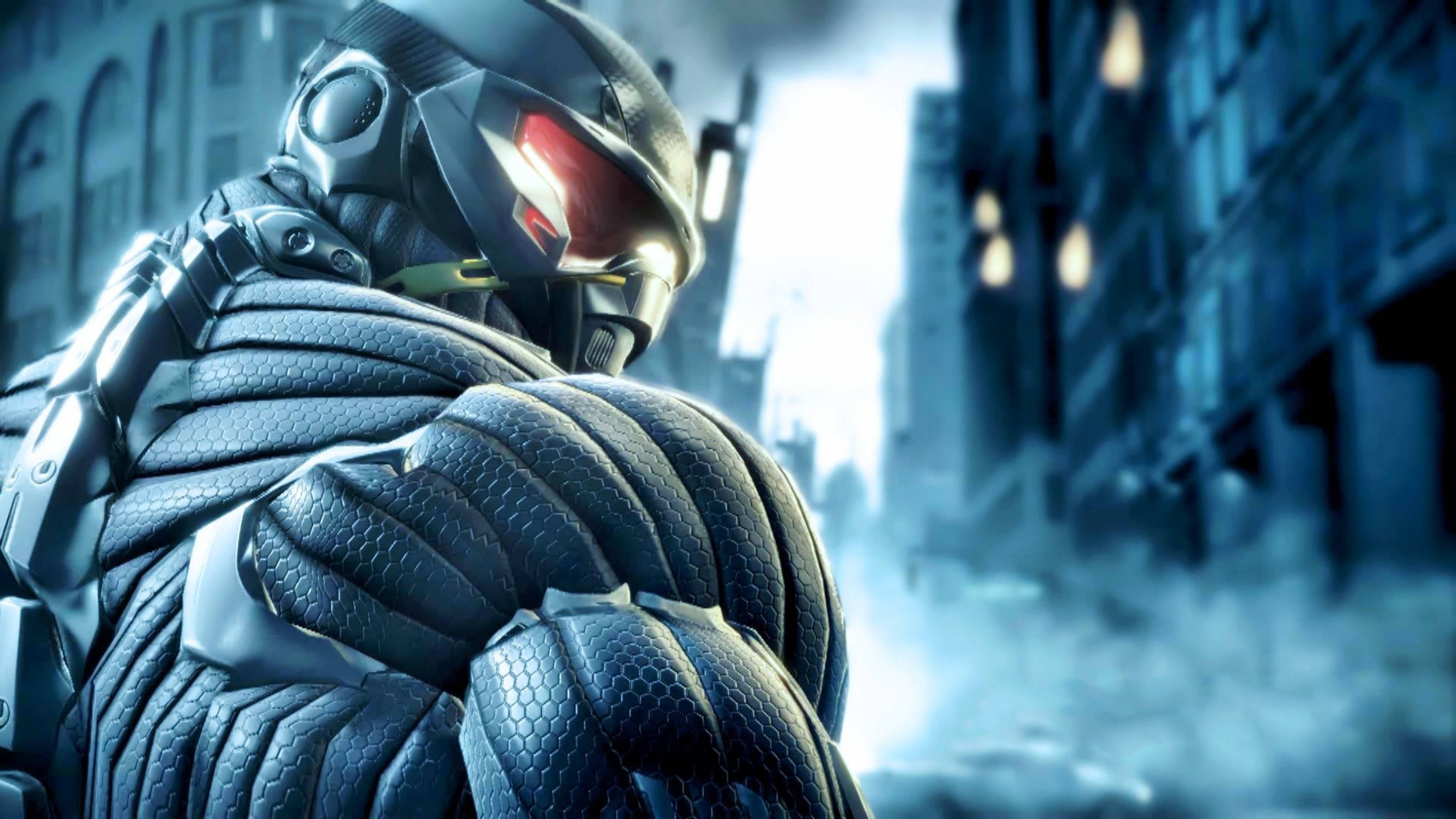 Crysis 3, blue-hued, city, 4K Desktop Wallpaper
