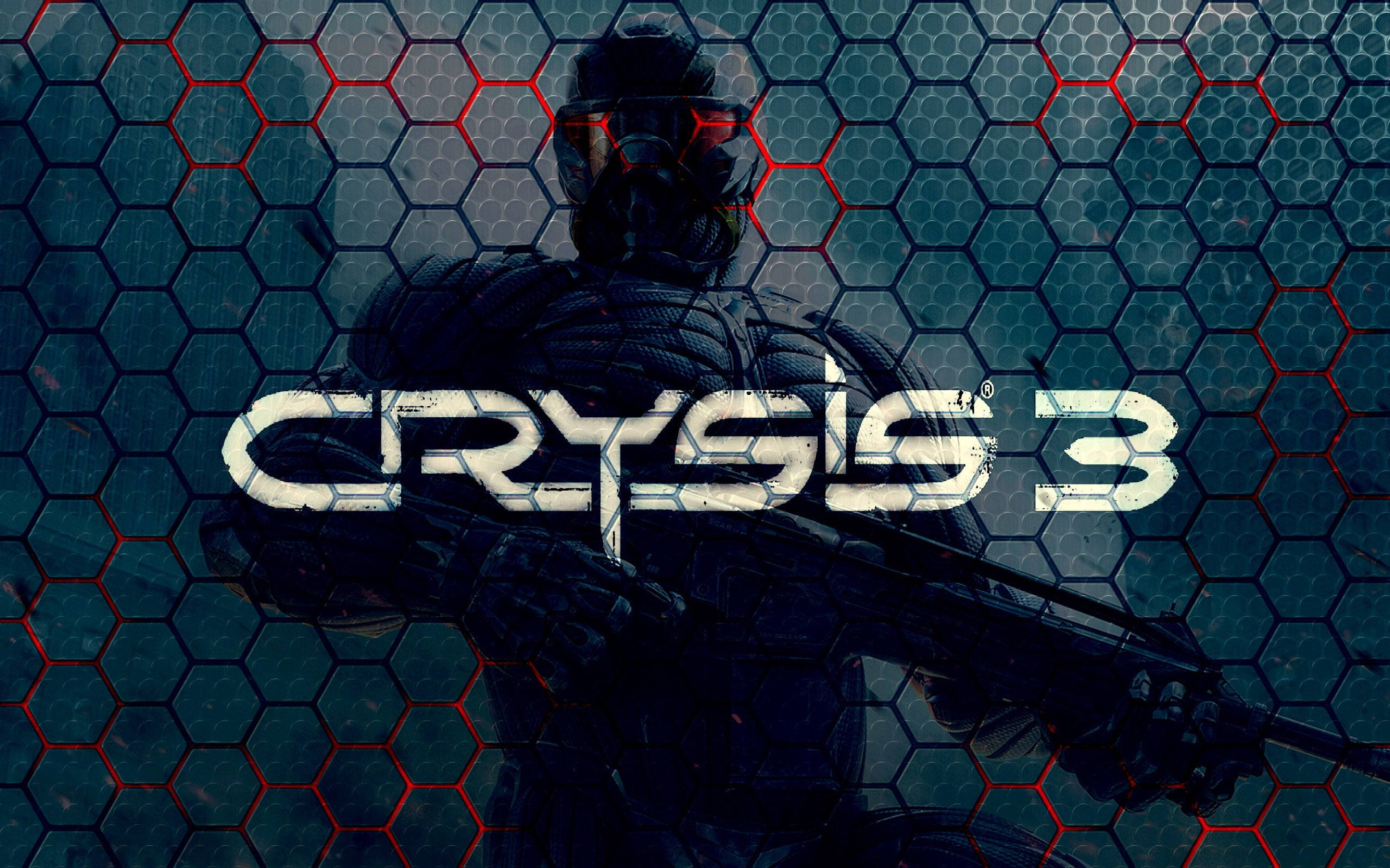 Crysis 3, Honeycomb Poster, futuristic armor, 2K Desktop Wallpaper