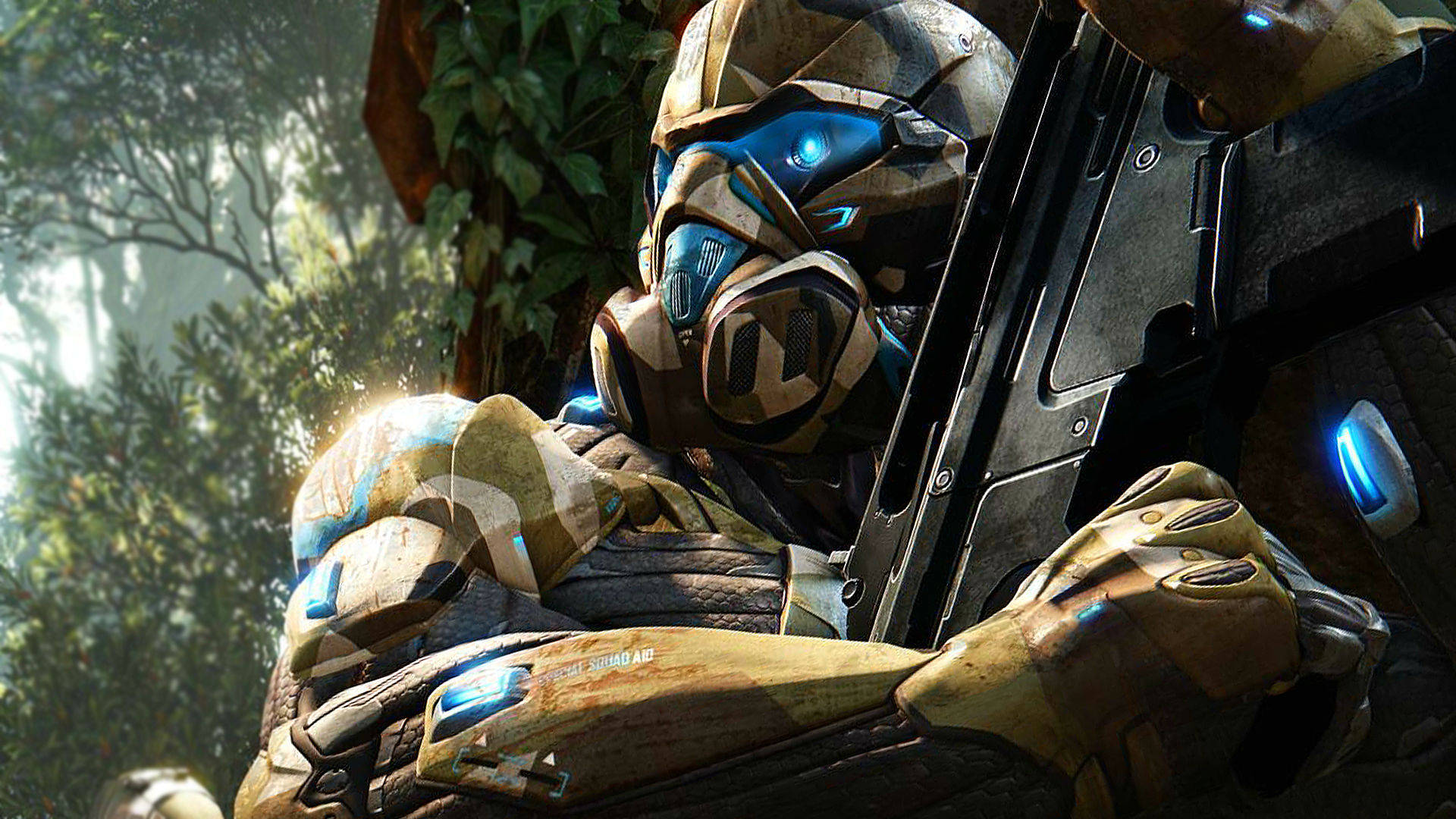 Crysis 3, soldier, futuristic armor, Full HD Desktop Wallpaper