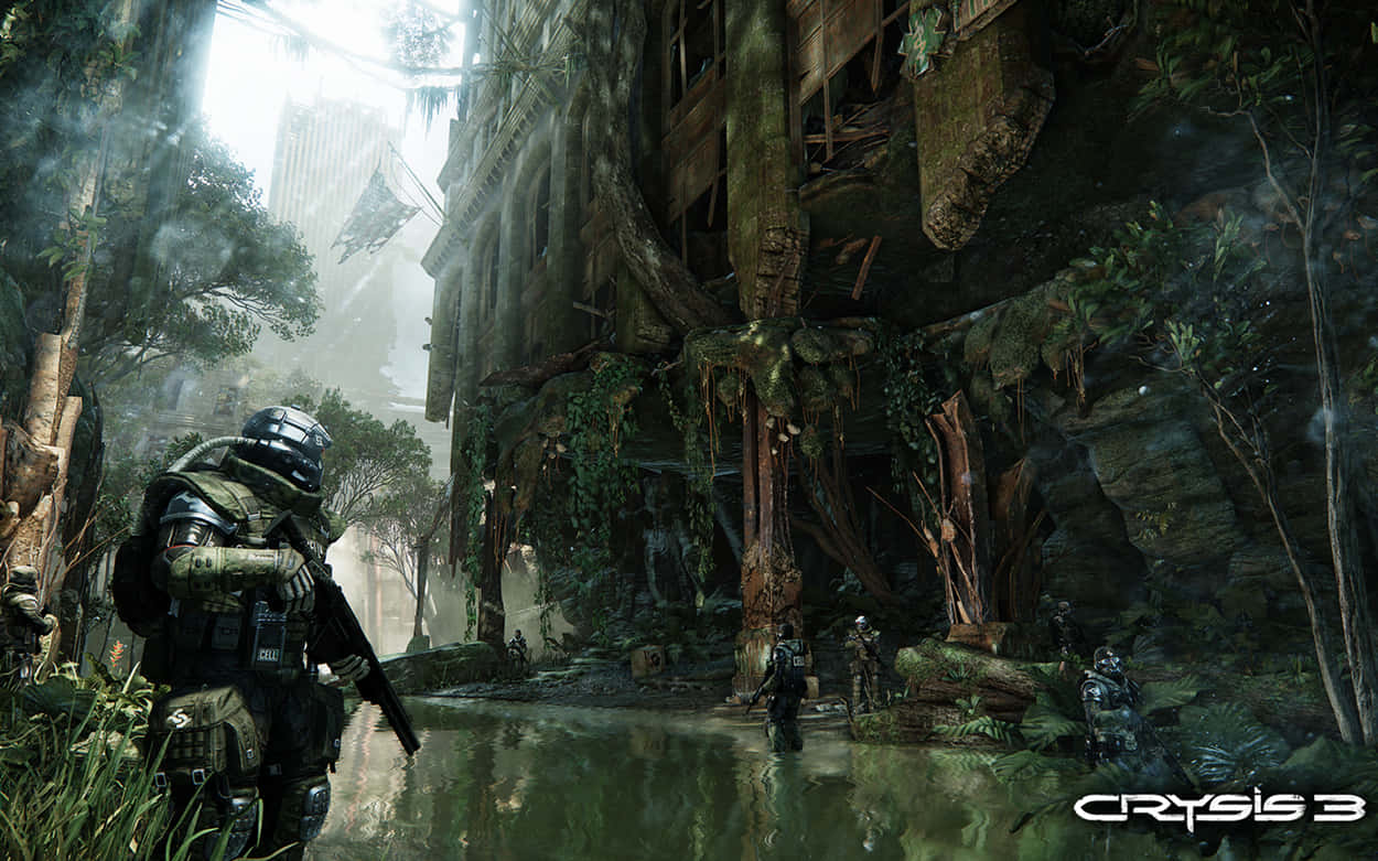 Crysis, 4K, soldier, SD Desktop Wallpaper