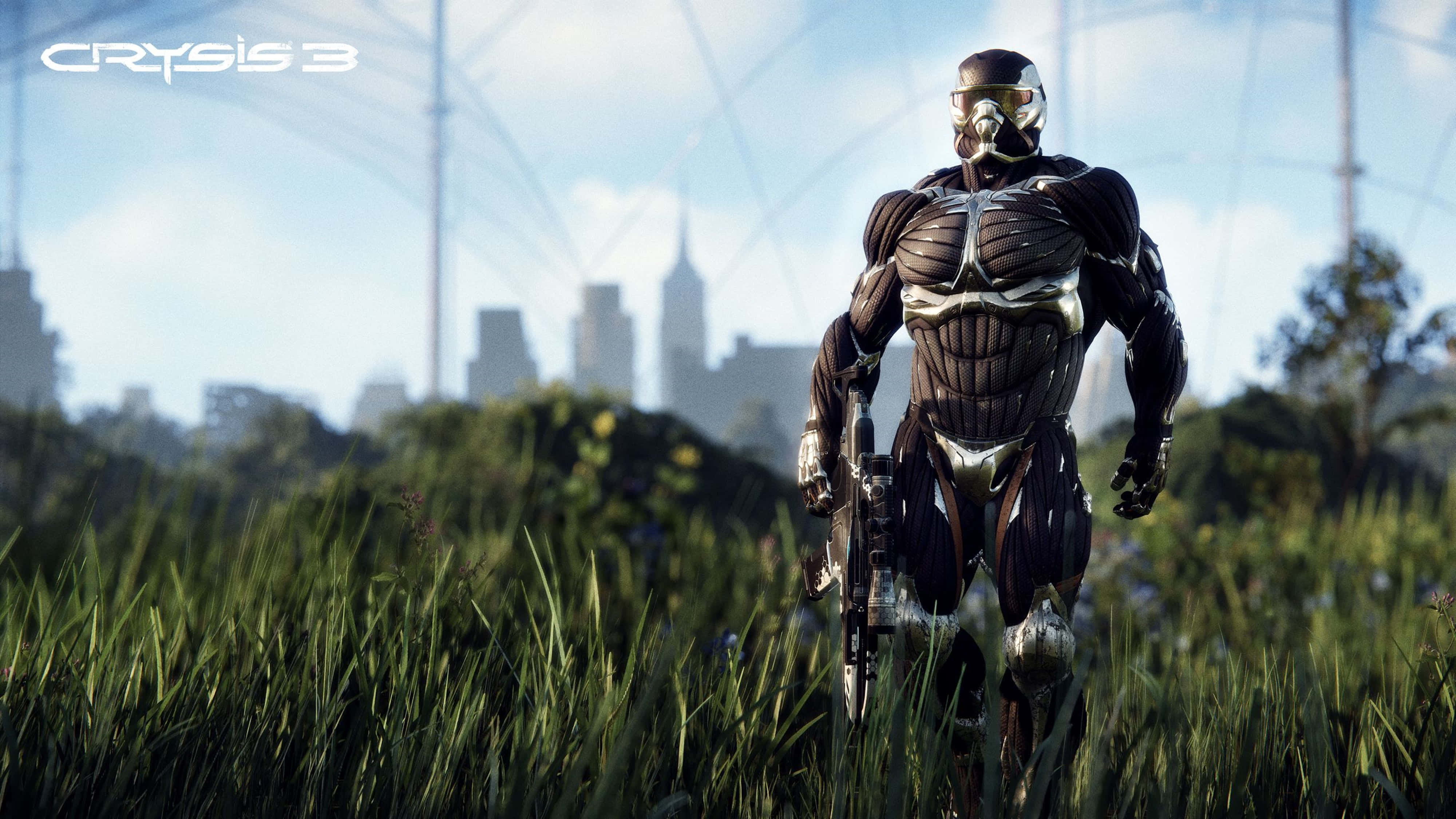 Crysis 4K, soldier, advanced tactical armor, 4K Desktop Wallpaper