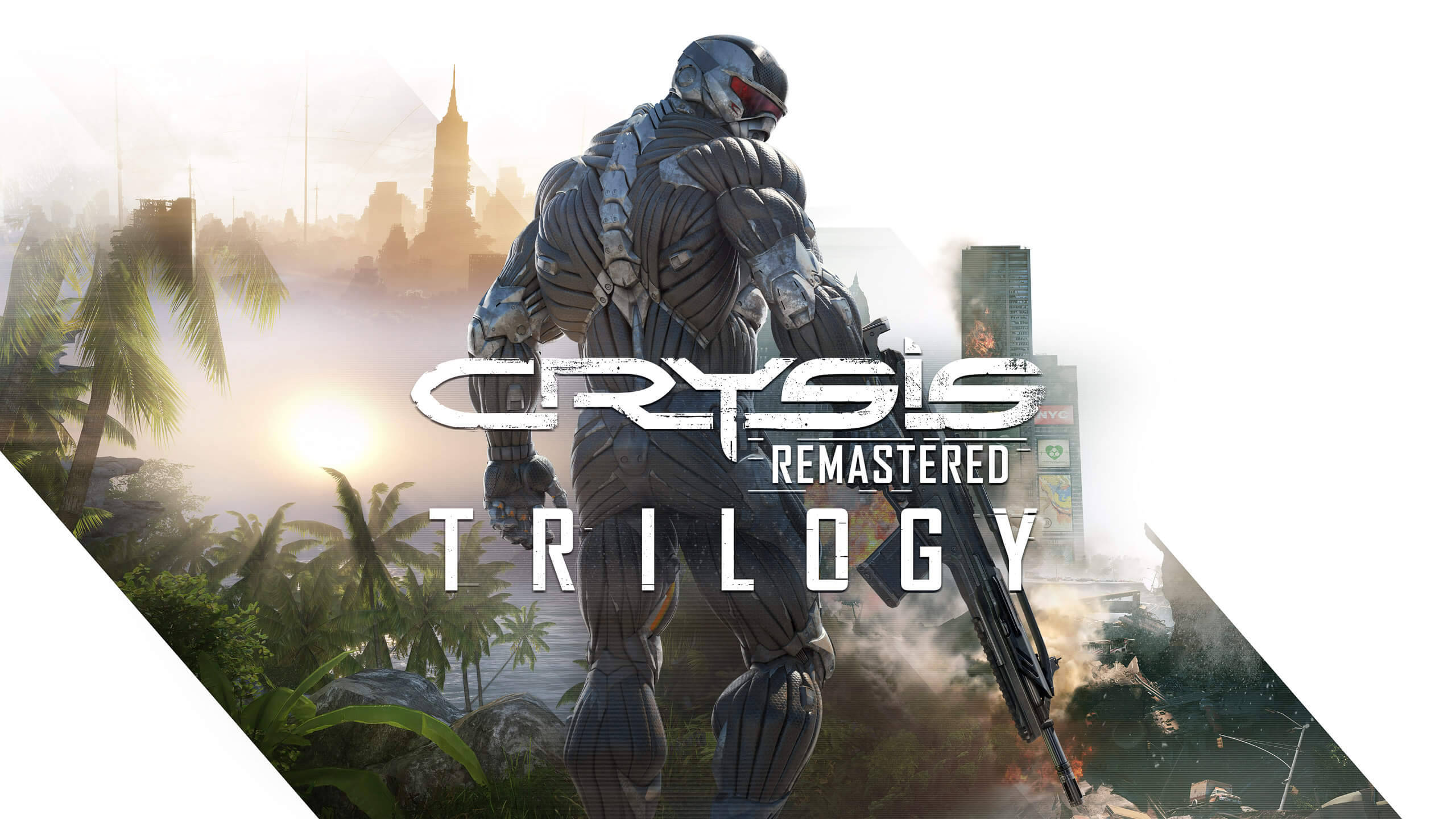 Crysis Remastered, tropical ruin, city skyline, 2K Desktop Wallpaper