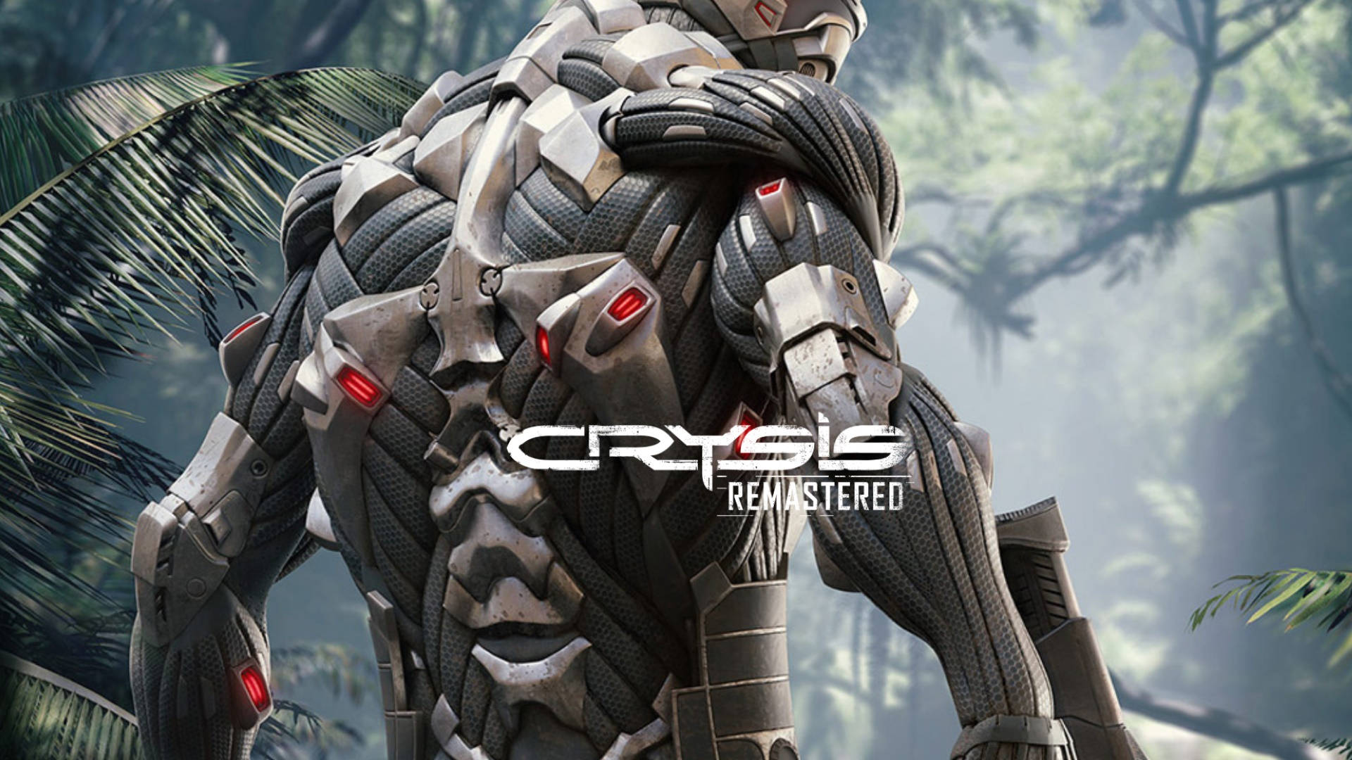 Crysis Remastered, jungle, glowing red accents, Full HD Desktop Wallpaper