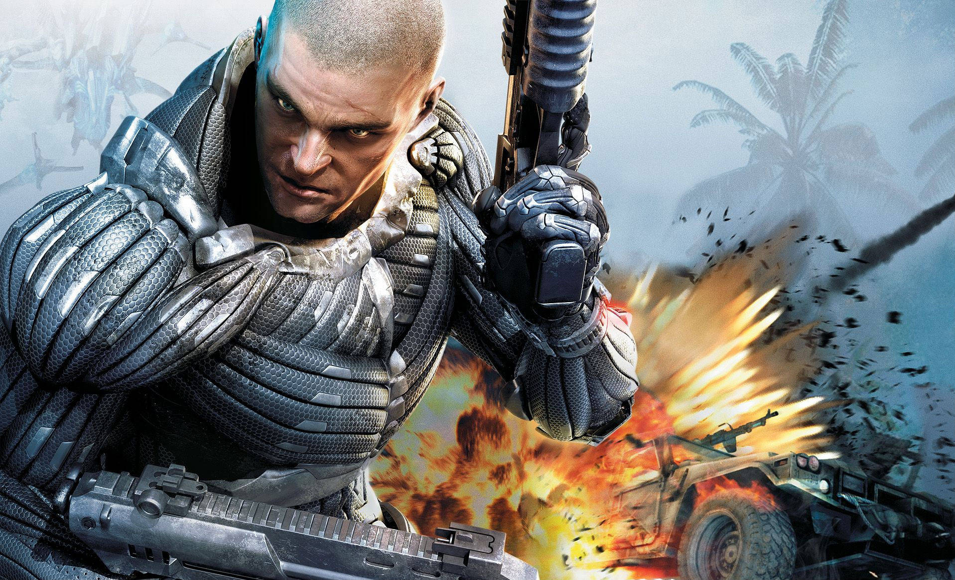 Crysis Warhead, tactical gear, rifle, HD Desktop Wallpaper