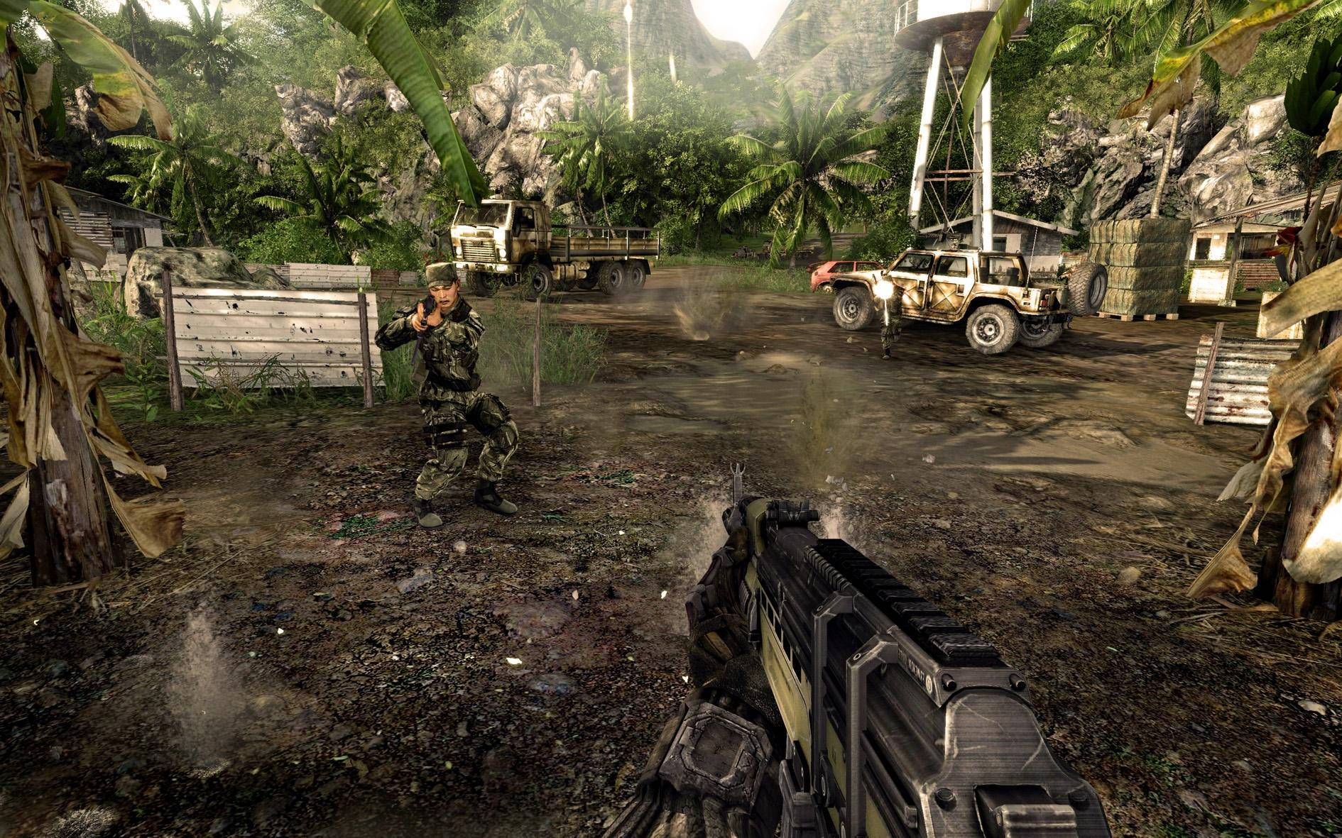 Crysis Warhead, first-person shooter, soldier, HD Desktop Wallpaper