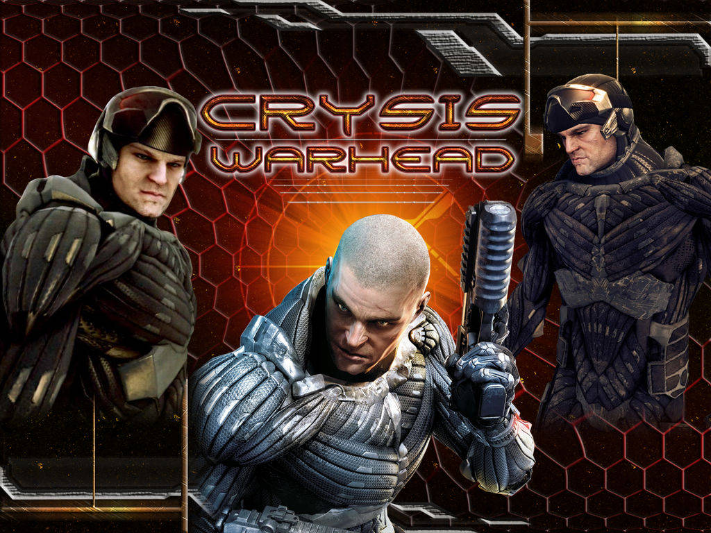 Crysis Warhead, futuristic gear, armored soldiers, SD Desktop Wallpaper