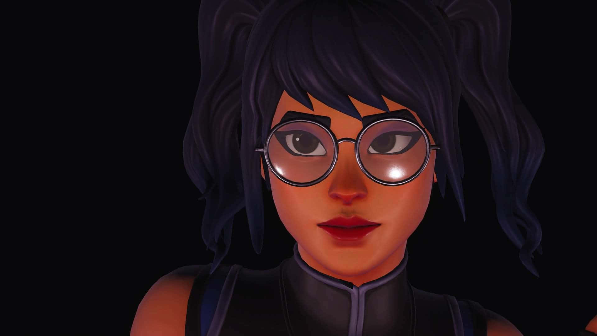 Crystal Skin Fortnite, young woman, dark hair, Full HD Desktop Wallpaper