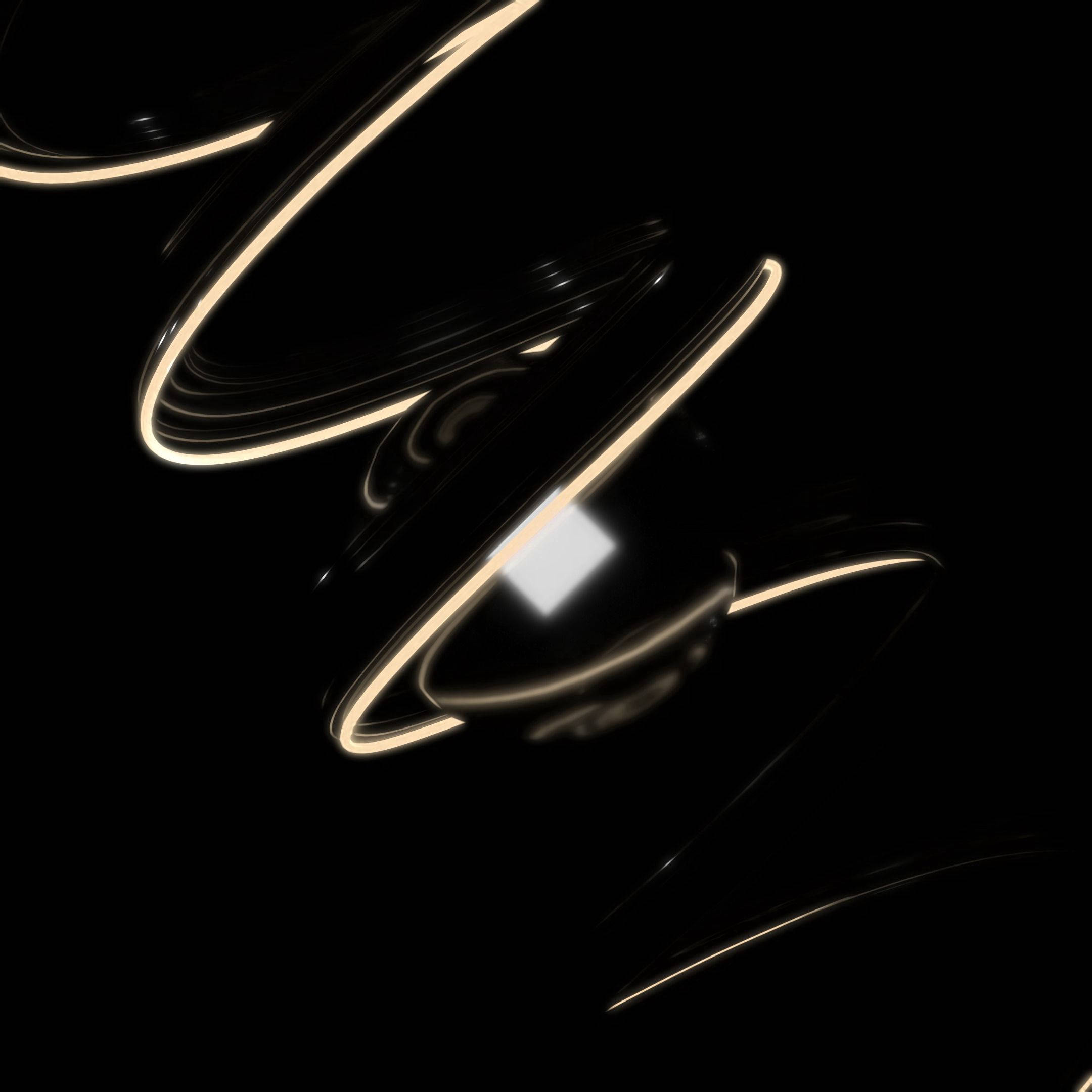 crystal ball, spiral glow, glowing golden abstract lines, Full HD Desktop Wallpaper