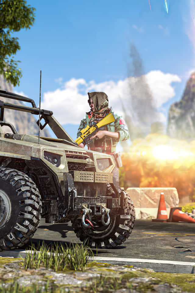 CS:GO Mobile, tactical gear, military vehicle, SD Phone Wallpaper