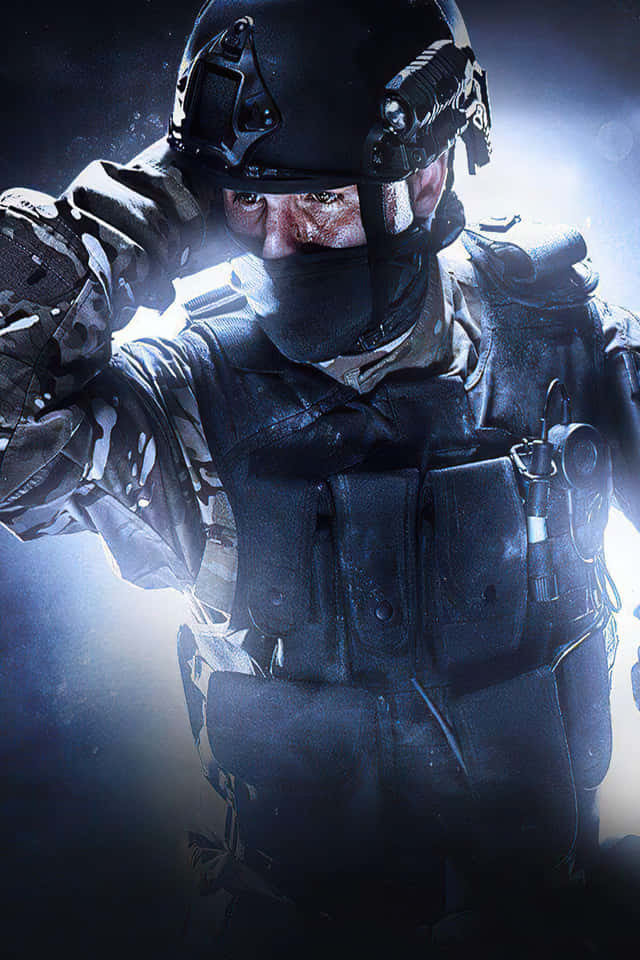 CS GO Mobile, tactical gear, helmet, SD Phone Wallpaper