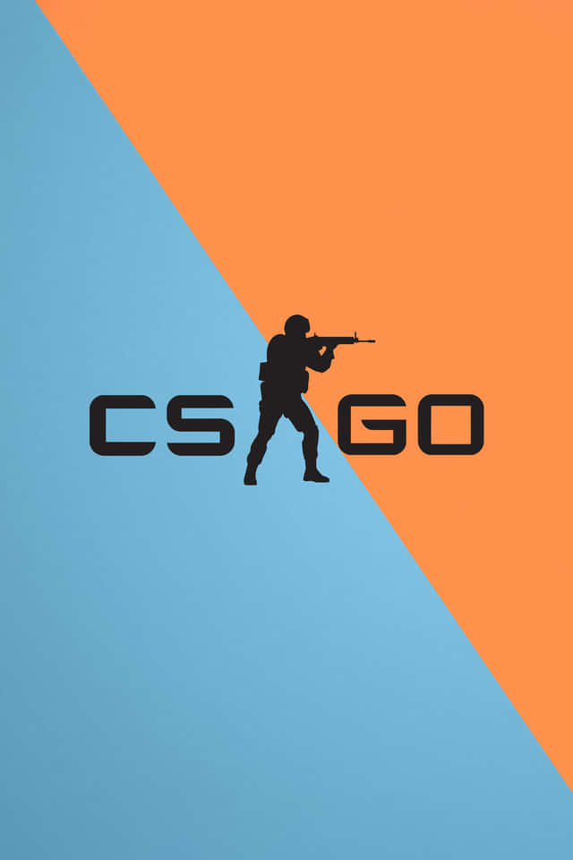CS GO Mobile, blue, orange, SD Phone Wallpaper