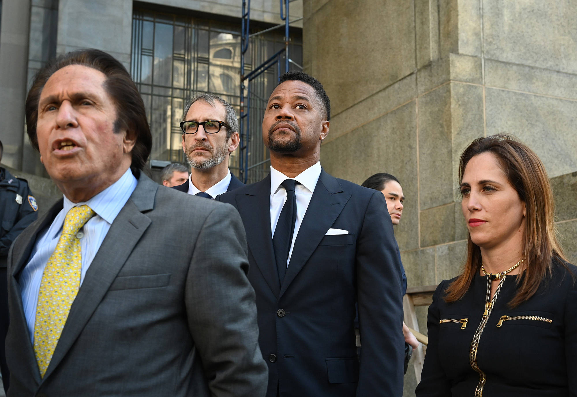 Cuba Gooding Jr, court, stone building, Full HD Desktop Wallpaper