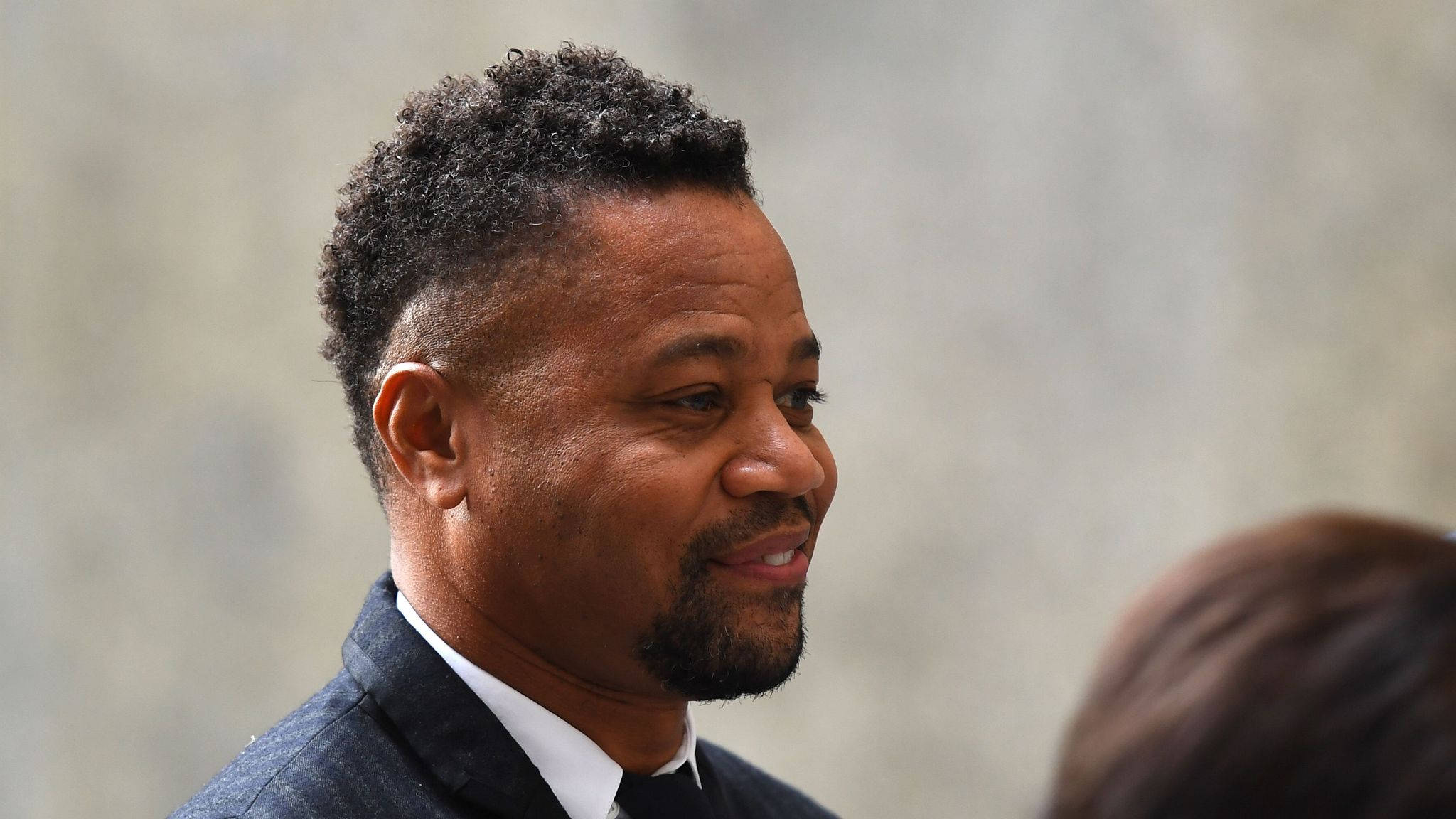 Cuba Gooding Jr, suit and tie, short curly hair, Full HD Desktop Wallpaper