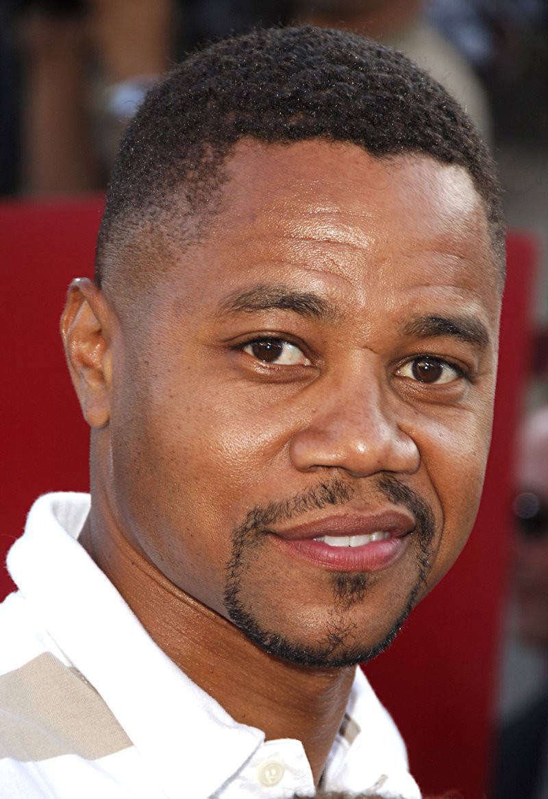 Cuba Gooding Jr., short hair, goatee, SD Phone Wallpaper