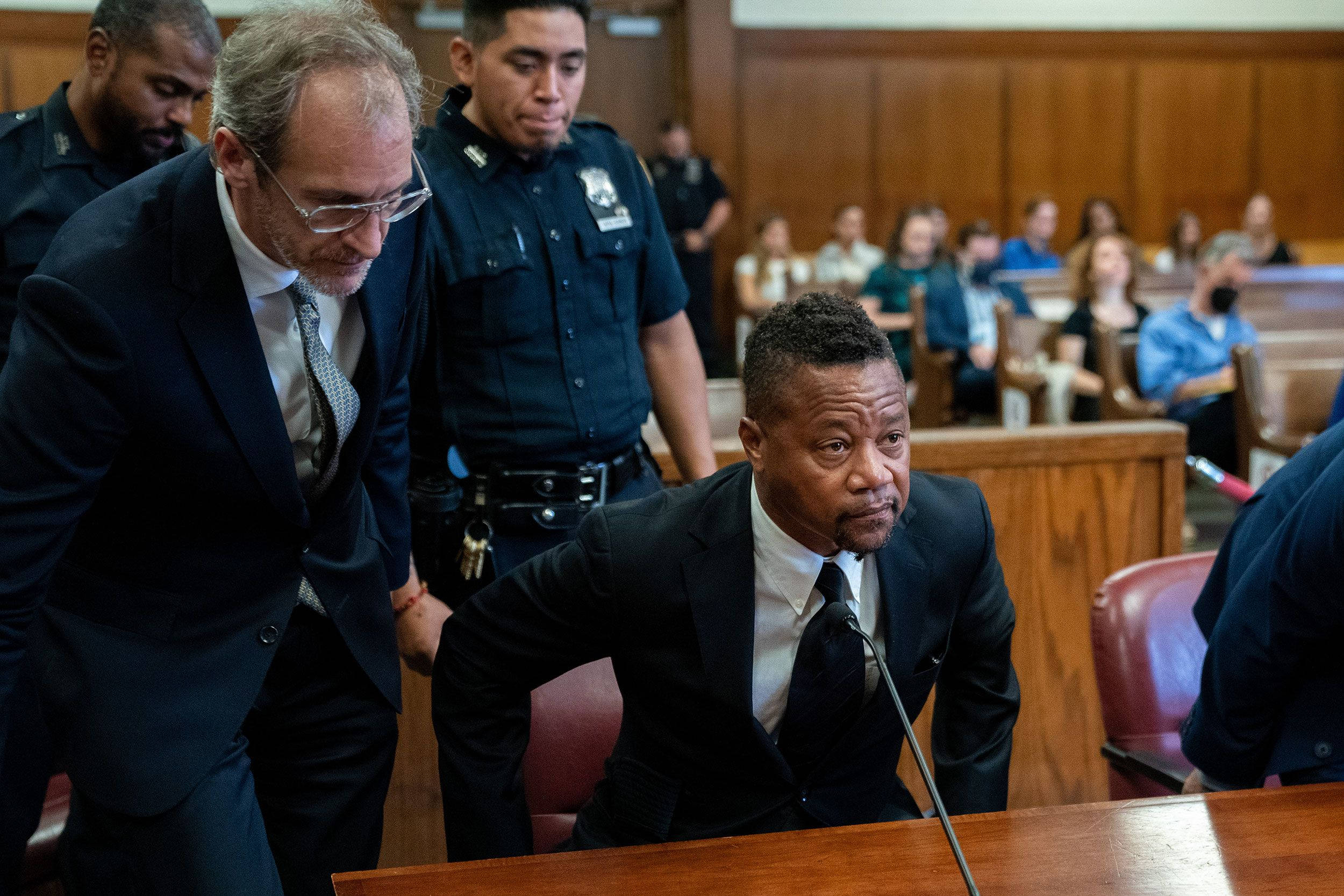 Cuba Gooding Jr, courtroom, suit, Full HD Desktop Wallpaper