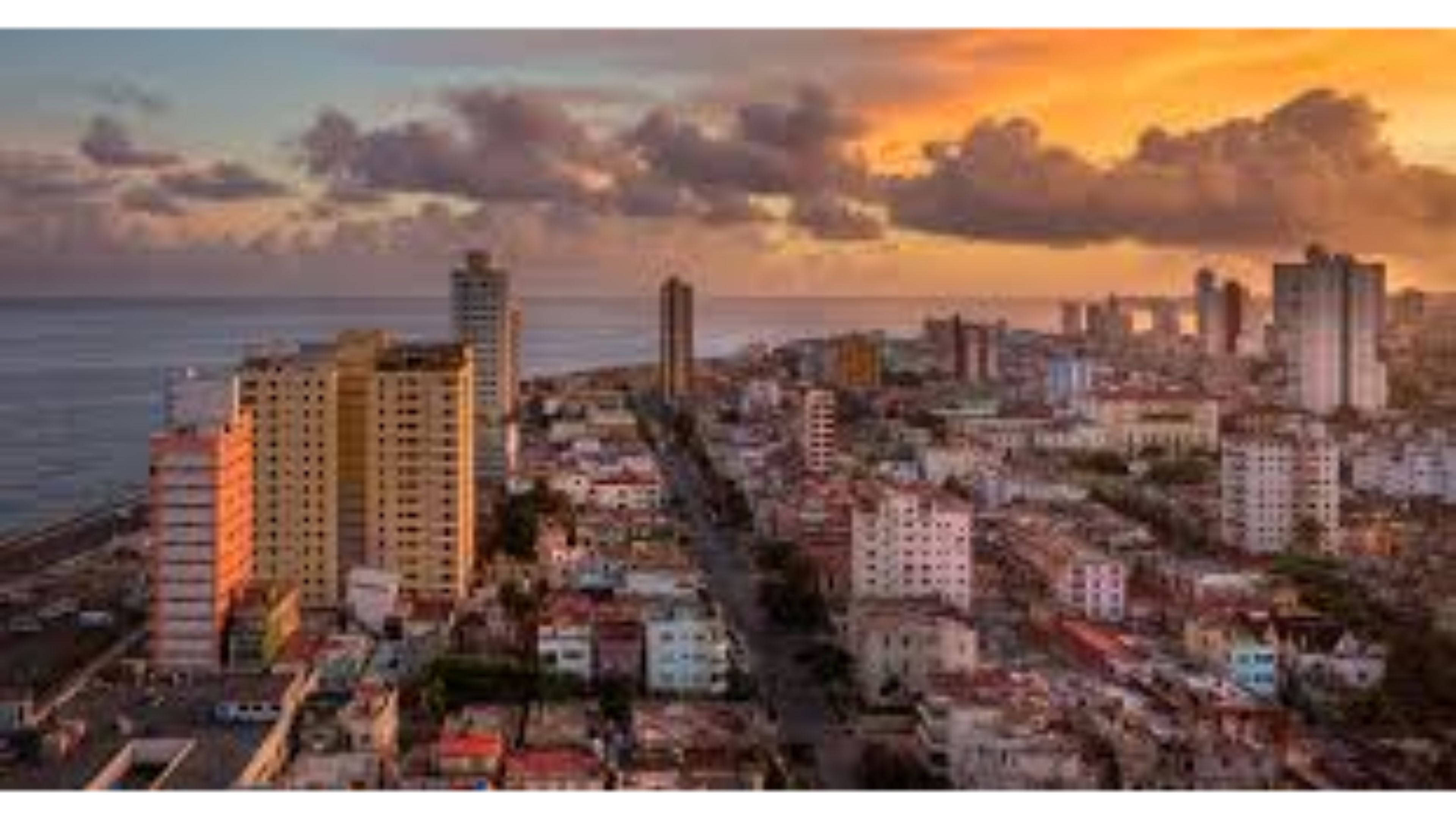 Cuba, cityscape, sunset, 4K Desktop Wallpaper