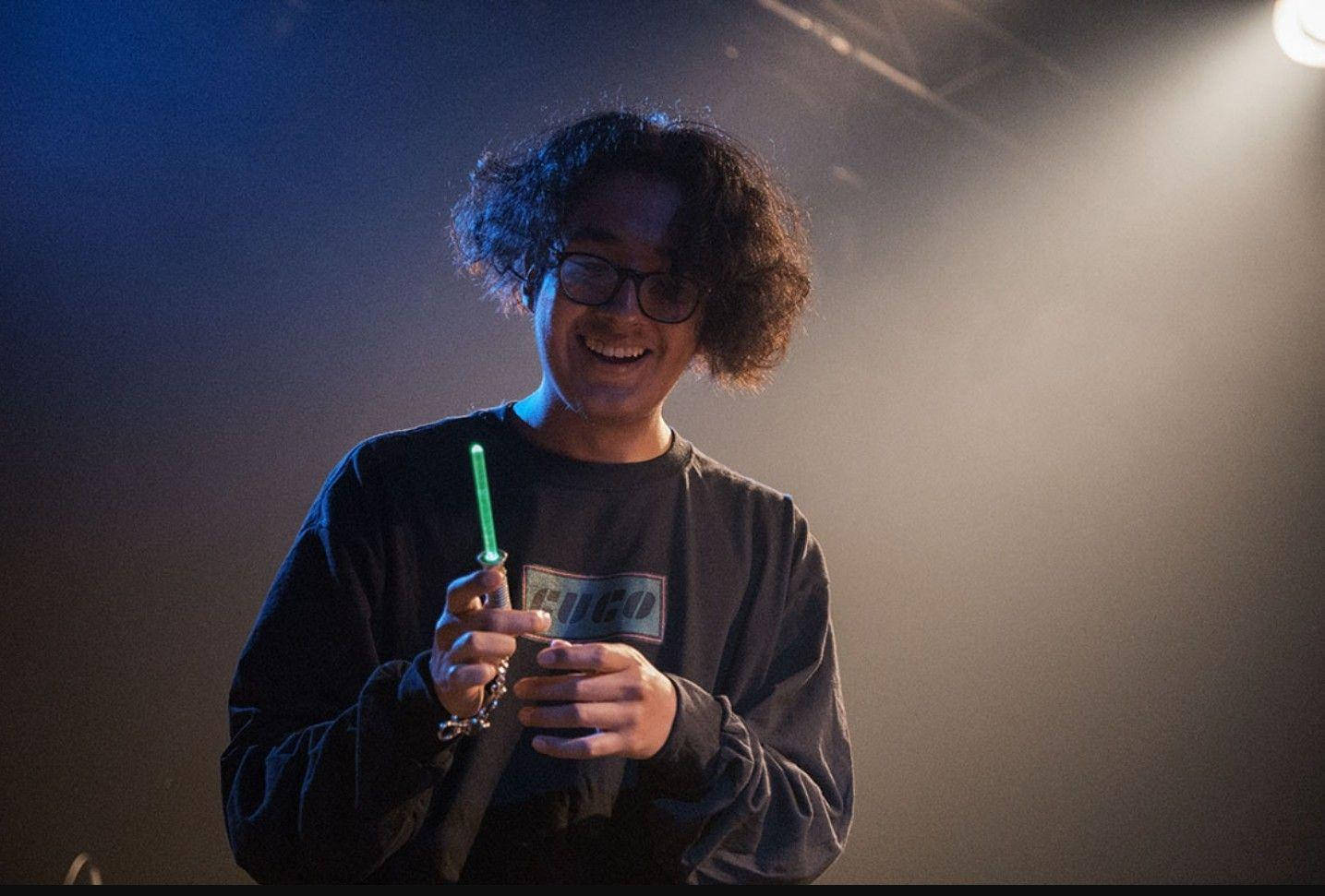 Cuco, green light saber, curly hair, HD Desktop Wallpaper