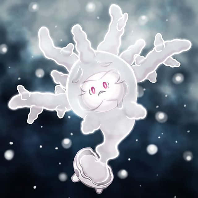 Cursola, snowflake, pink eyes, SD Desktop Wallpaper