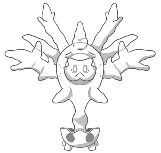 Cursola, line art, grayscale, SD Desktop Wallpaper