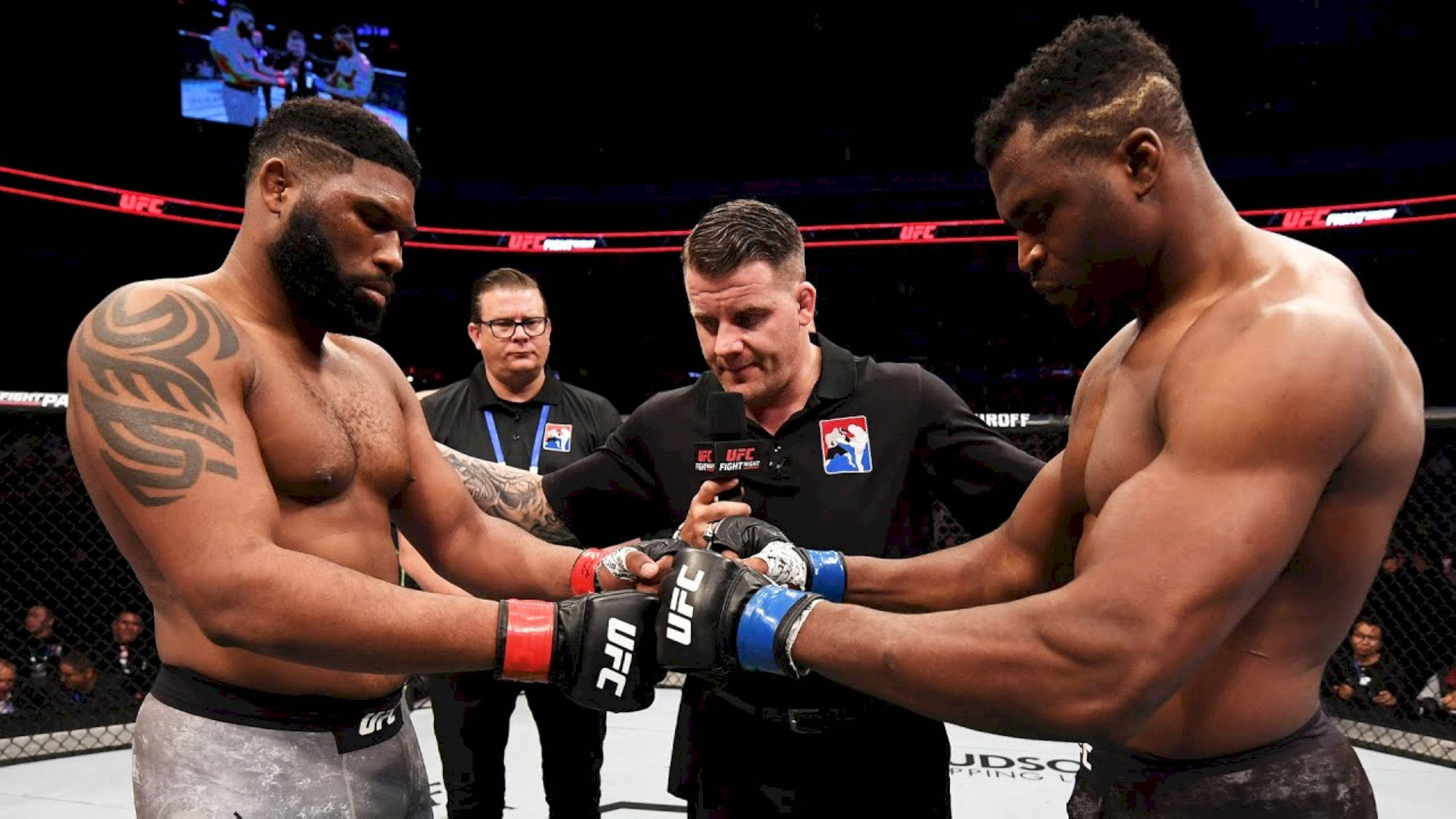 Curtis Blaydes, UFC fighters, gloves, Full HD Desktop Wallpaper