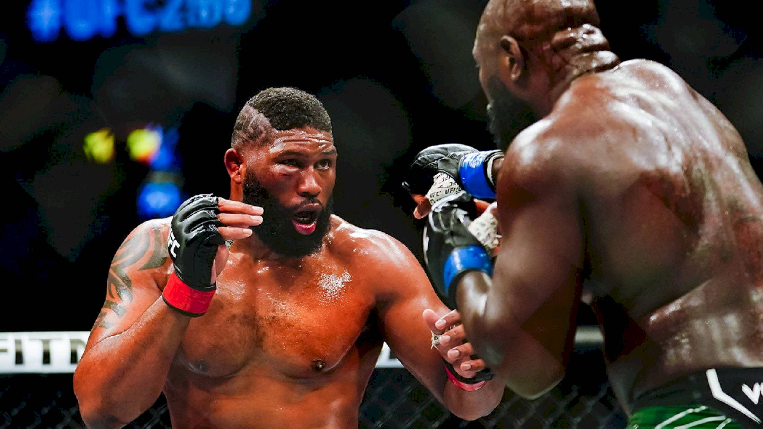 Curtis Blaydes, MMA fighters, cage match, Full HD Desktop Wallpaper
