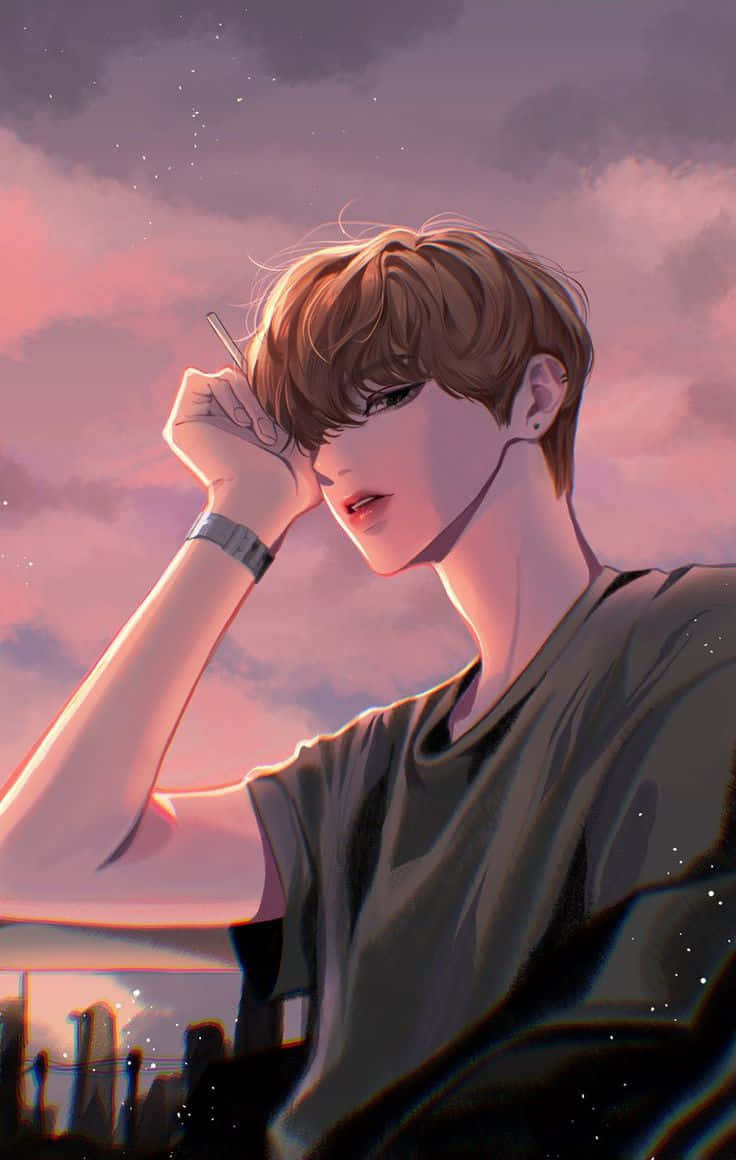 brown hair, pen, temple, SD Phone Wallpaper