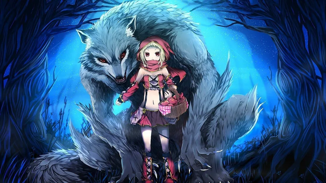 Cute Anime Wolf Girl