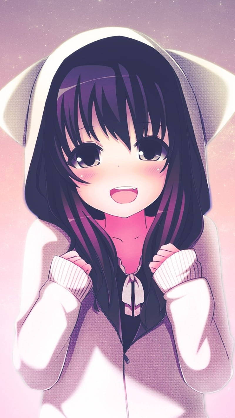 kawaii, cute, girly hoodie, HD Phone Wallpaper