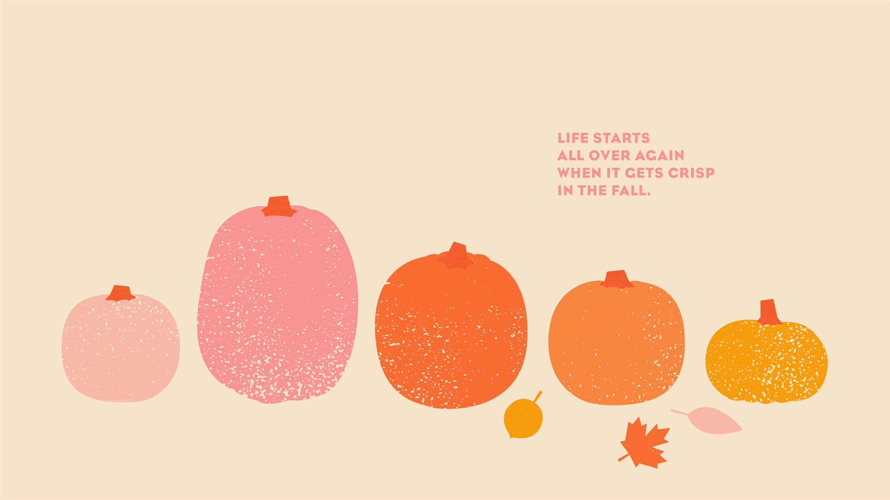 pink orange, yellow hues, beige background, 2K Desktop Wallpaper