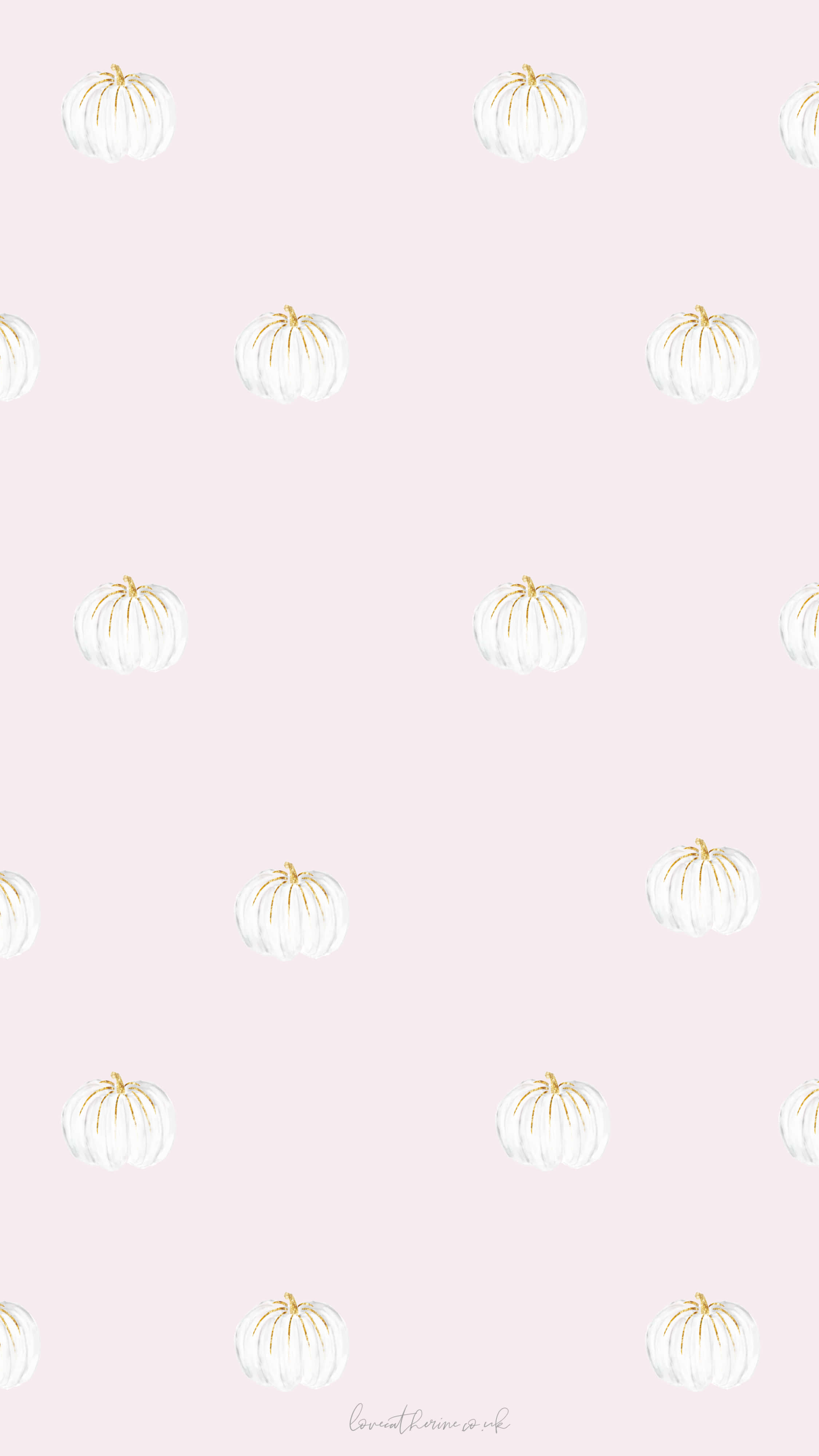 cute autumn iphone, white pumpkins, gold stripes, 4K Phone Wallpaper