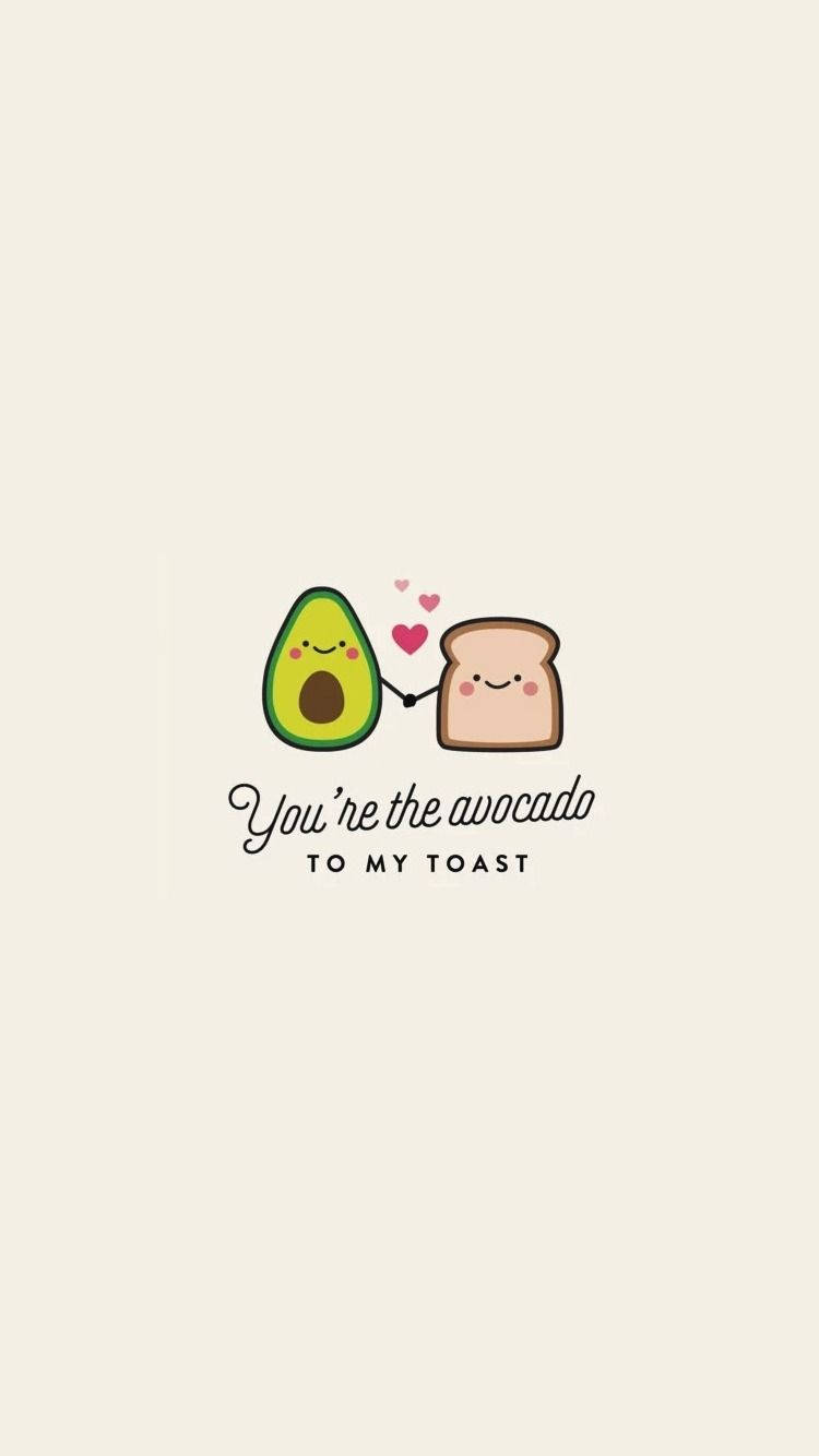 cute avocado toast, avocado, toast, HD Phone Wallpaper