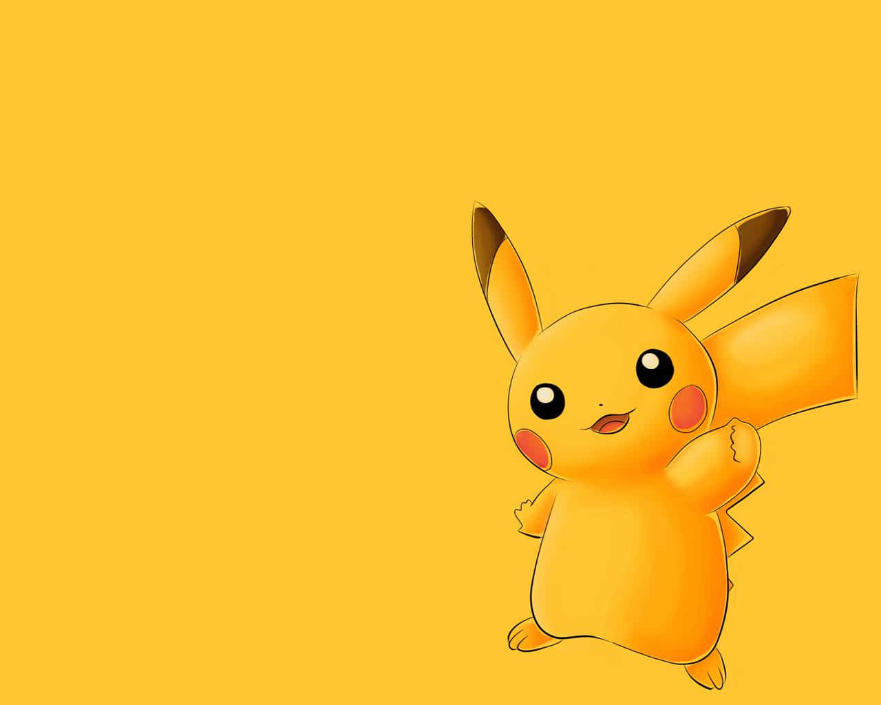 Cute Baby Pikachu, anime, yellow, HD Desktop Wallpaper