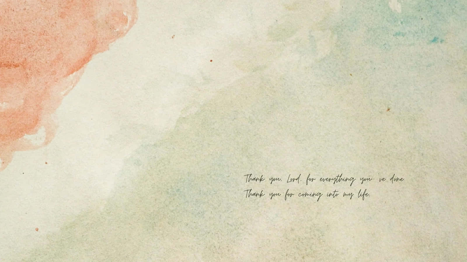 watercolor, peach, teal, HD Desktop Wallpaper