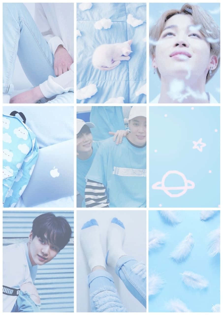 blue clothes, young men, sleeping cat, HD Phone Wallpaper